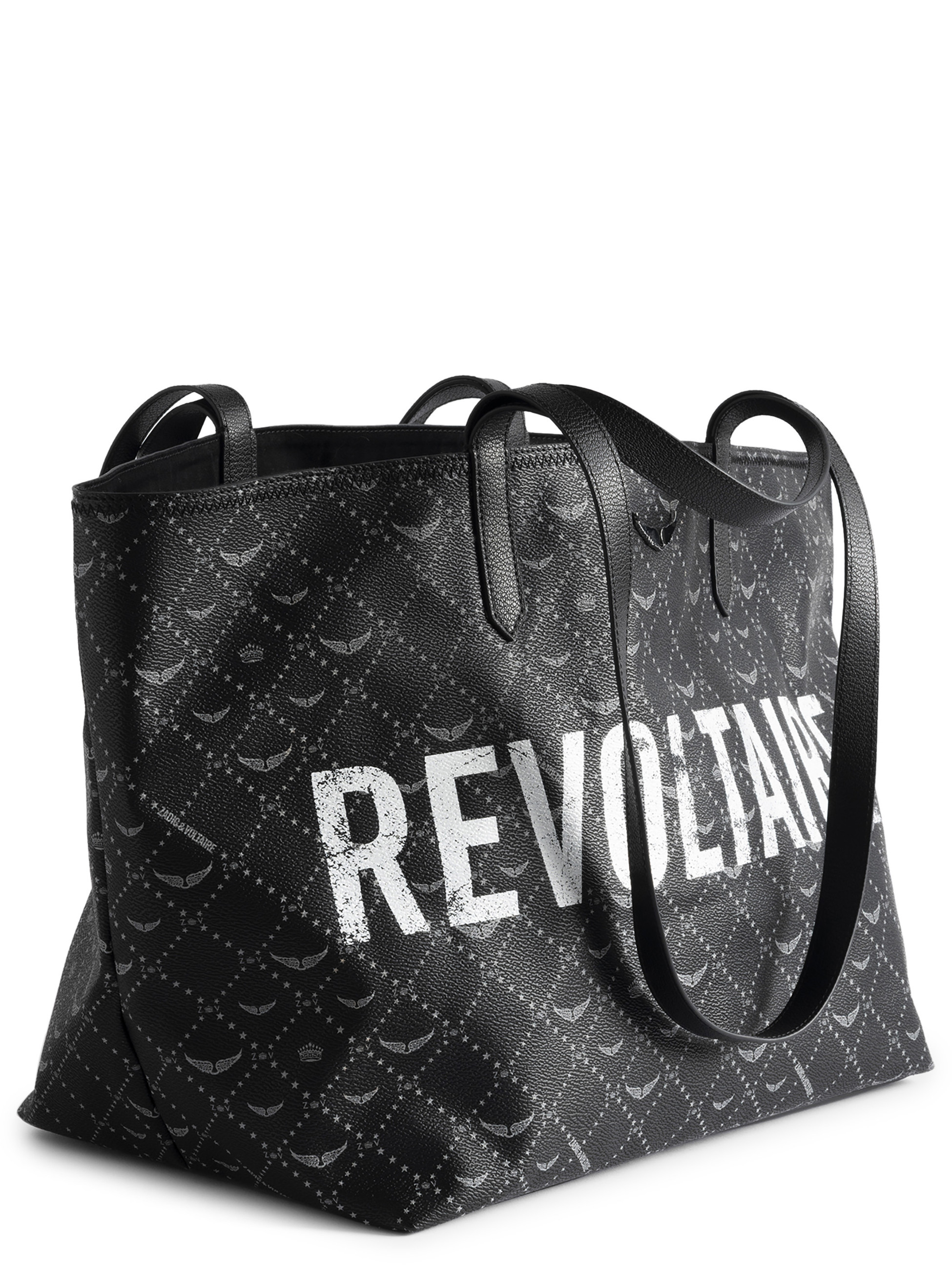 Zadig&Voltaire Z Shopper XL Revoltaire Bag in Black Canvas | H-Brands