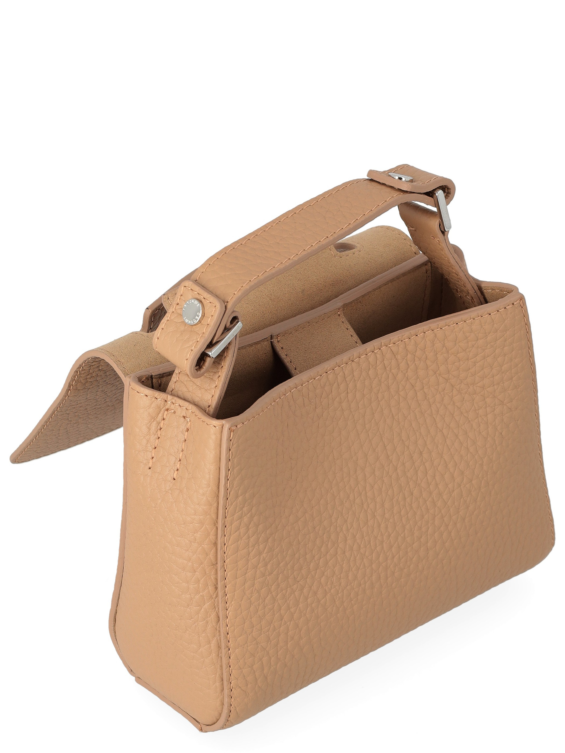 Orciani Soft Mini Bag in biscuit-colored leather | H-Brands