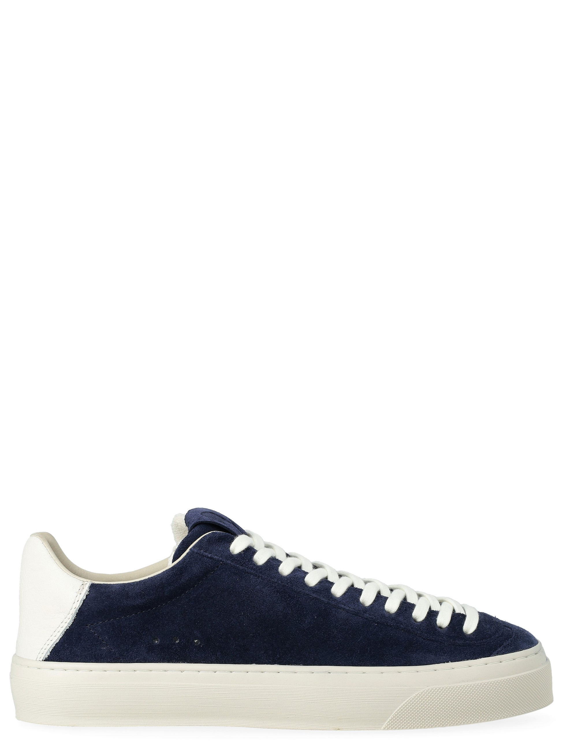 Sneaker Aqua Alta in suede e pelle color blu
