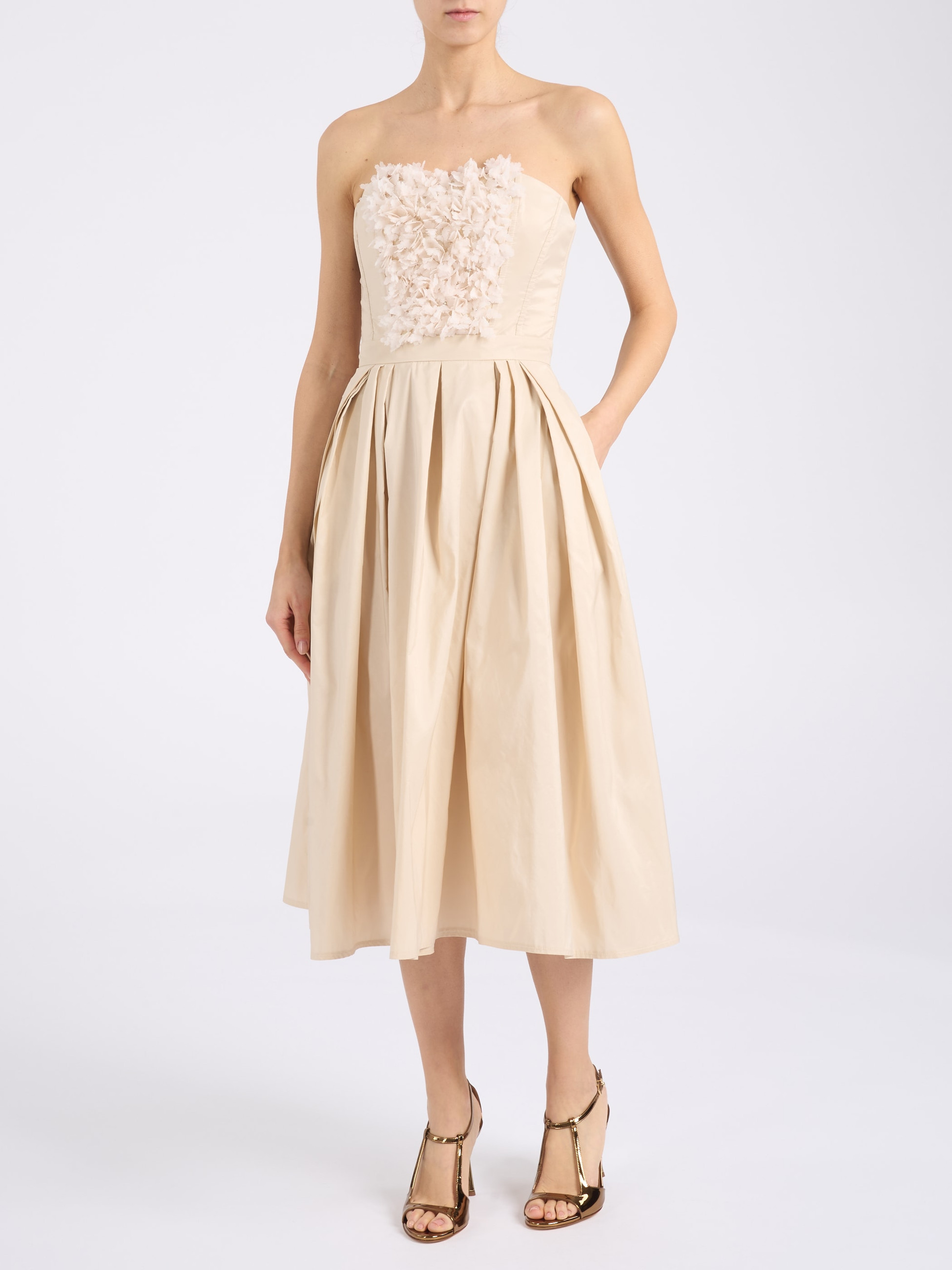 Elisabetta Franchi dress Elisabetta Franchi cream-colored ottoman fabric |  H-Brands