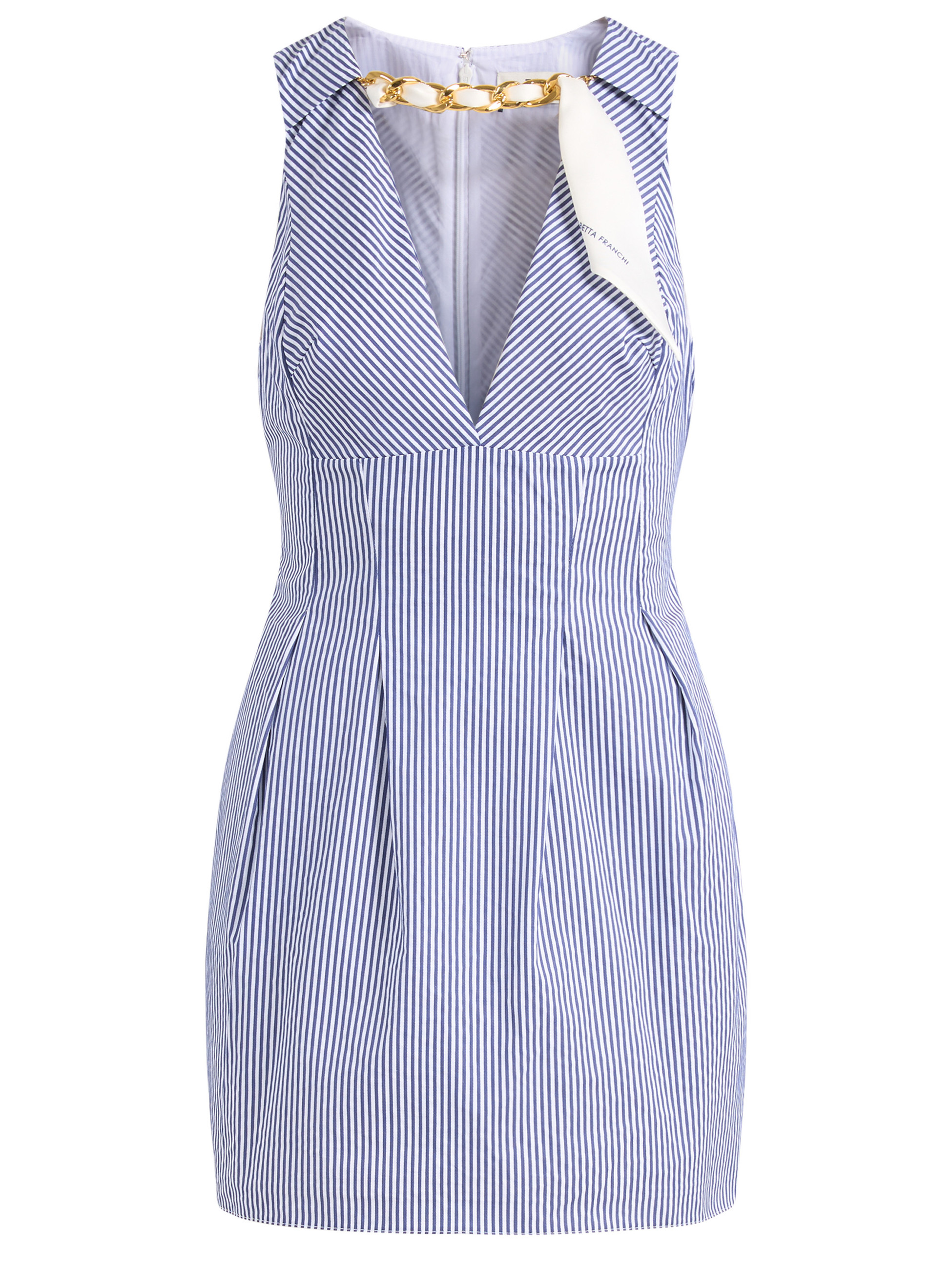 Elisabetta Franchi dress Elisabetta Franchi oxford-colored cotton