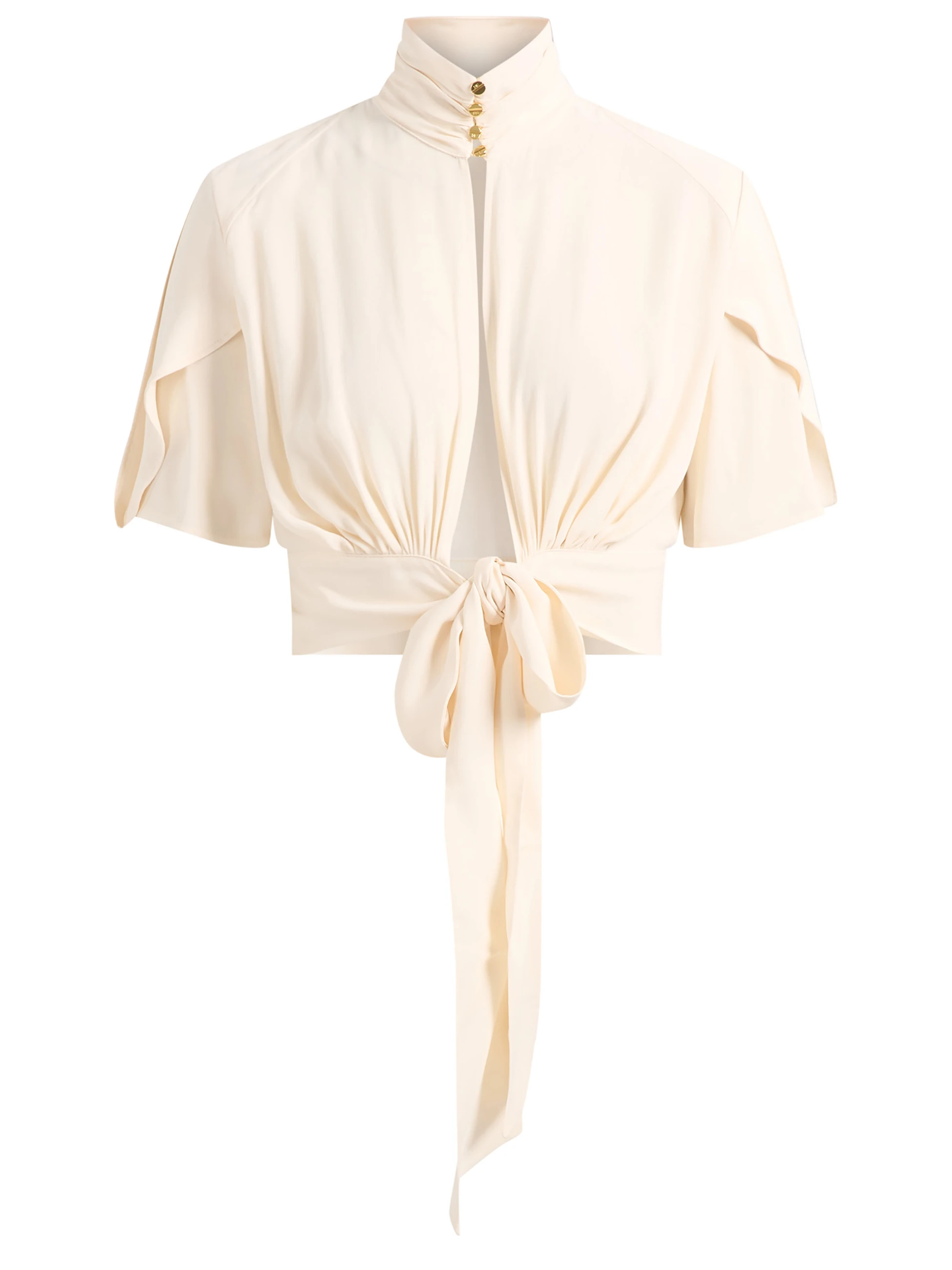 Blusa Elisabetta Franchi in viscosa color burro