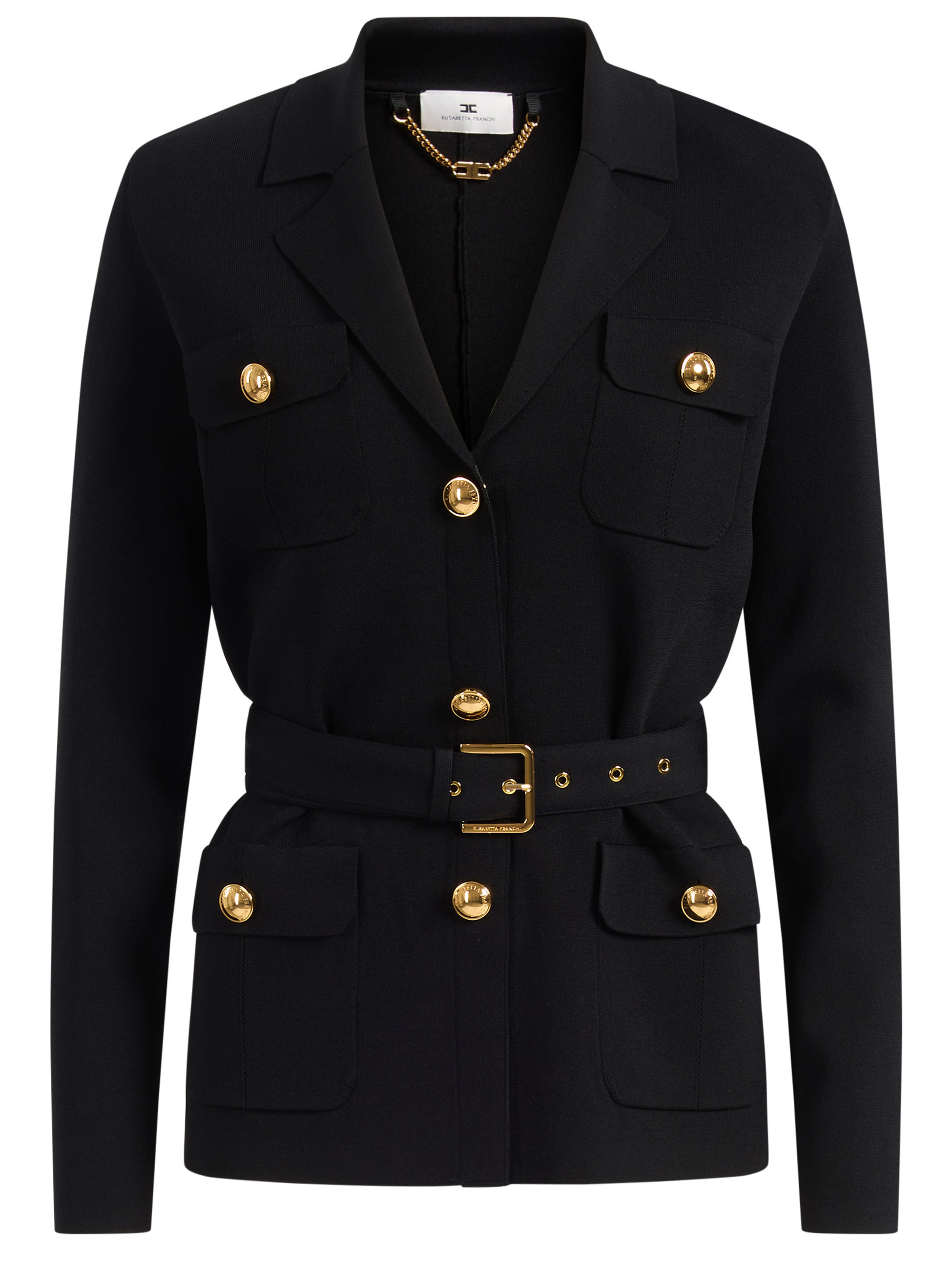 Elisabetta Franchi black Elisabetta Franchi jacket | H-Brands