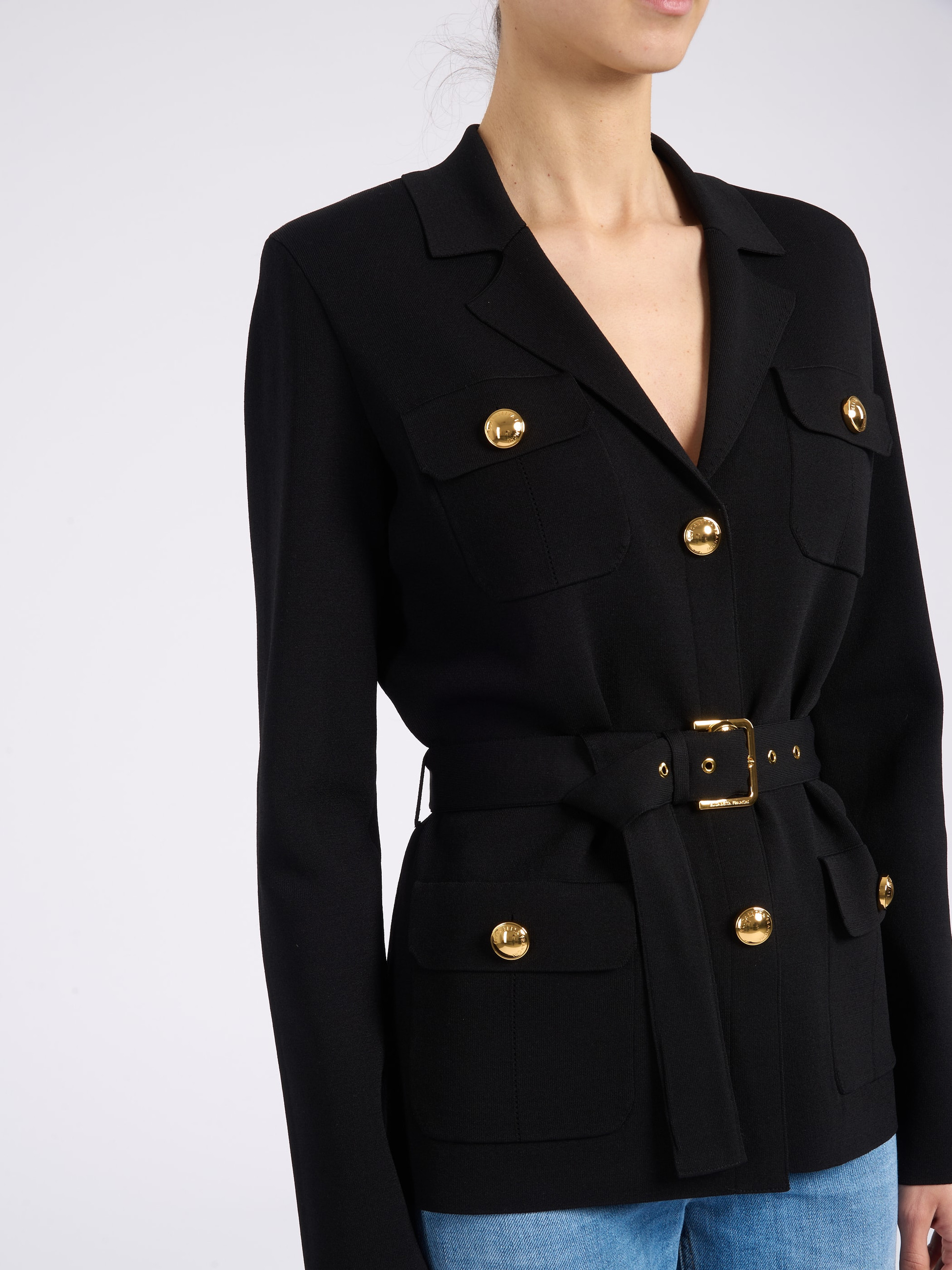 Elisabetta Franchi black Elisabetta Franchi jacket | H-Brands