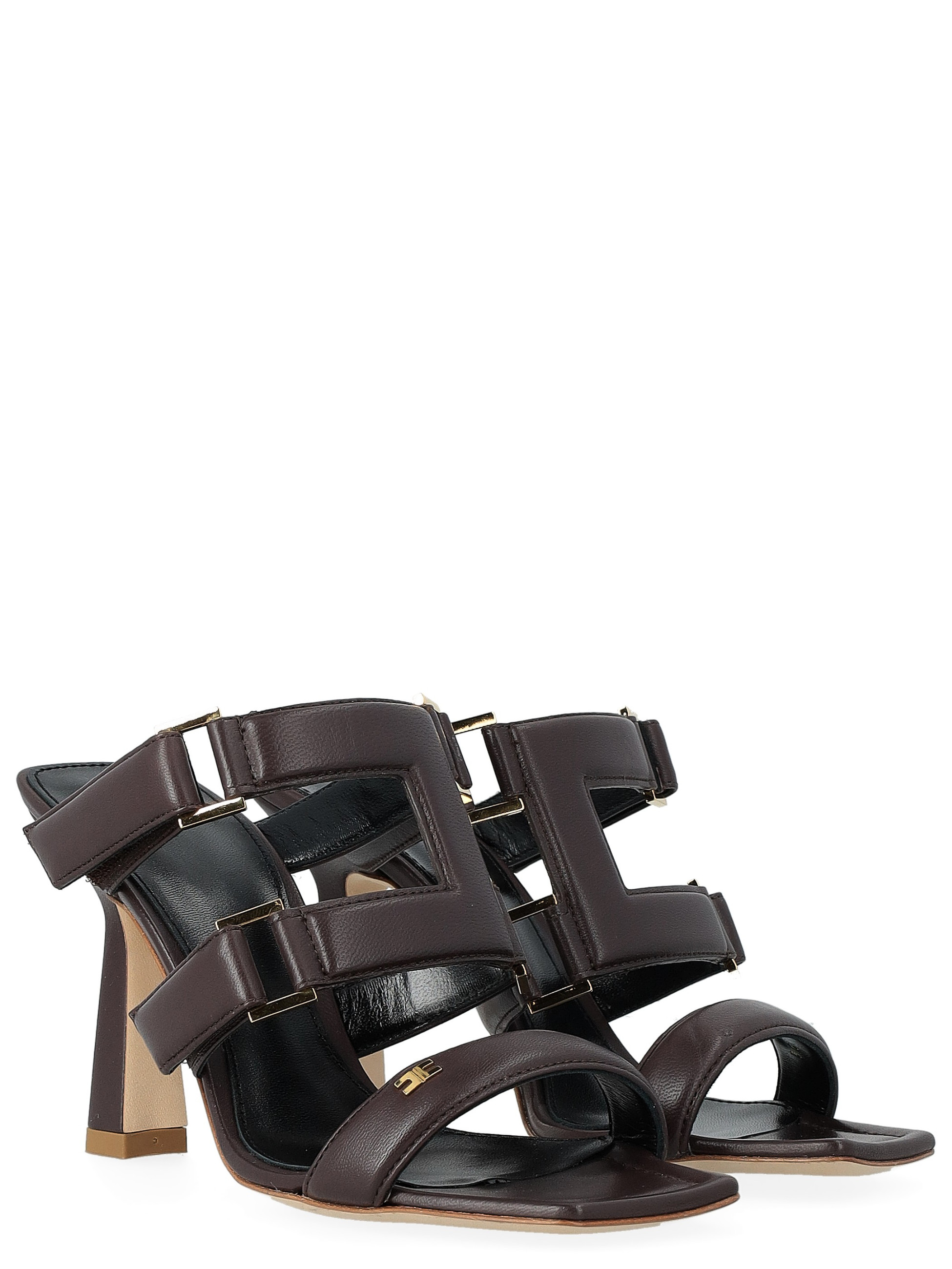 Elisabetta Franchi Sandal Elisabetta Franchi Cocoa Nappa Leather