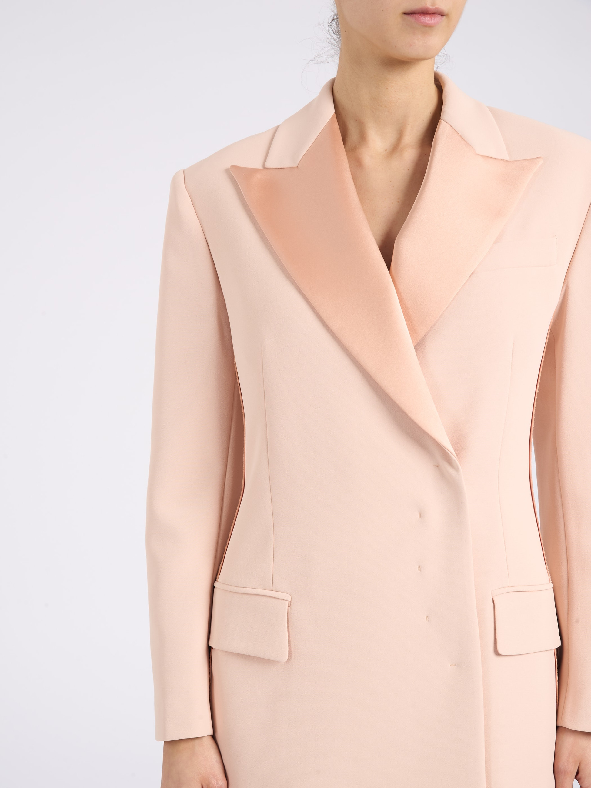 ELISABETTA FRANCHI ピンク ジャケット 40 S Elisabetta Franchi jacket Elisabetta Franchi nude crepe | H-Brands