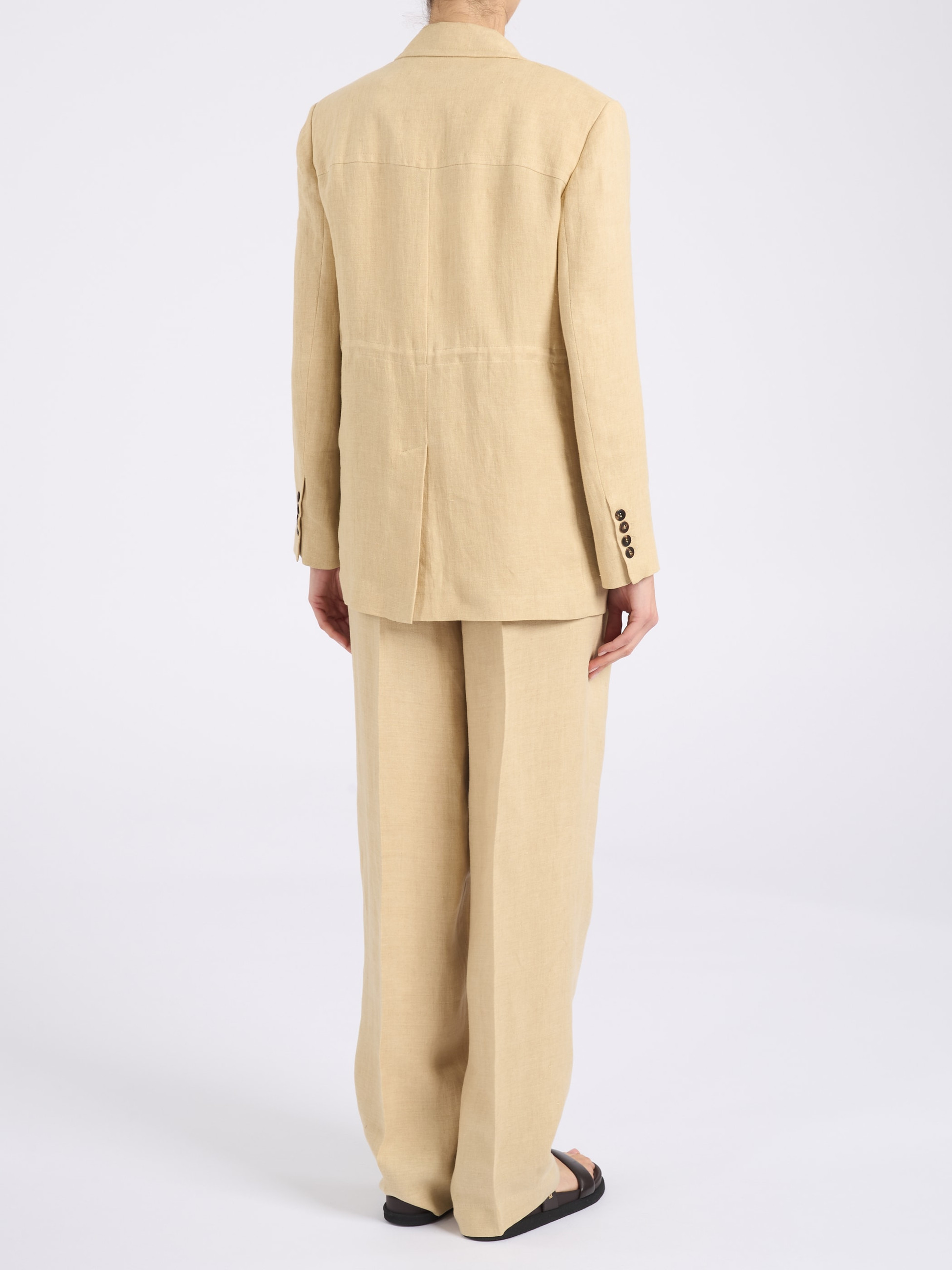 Max Mara Studio jacket in beige linen | H-Brands