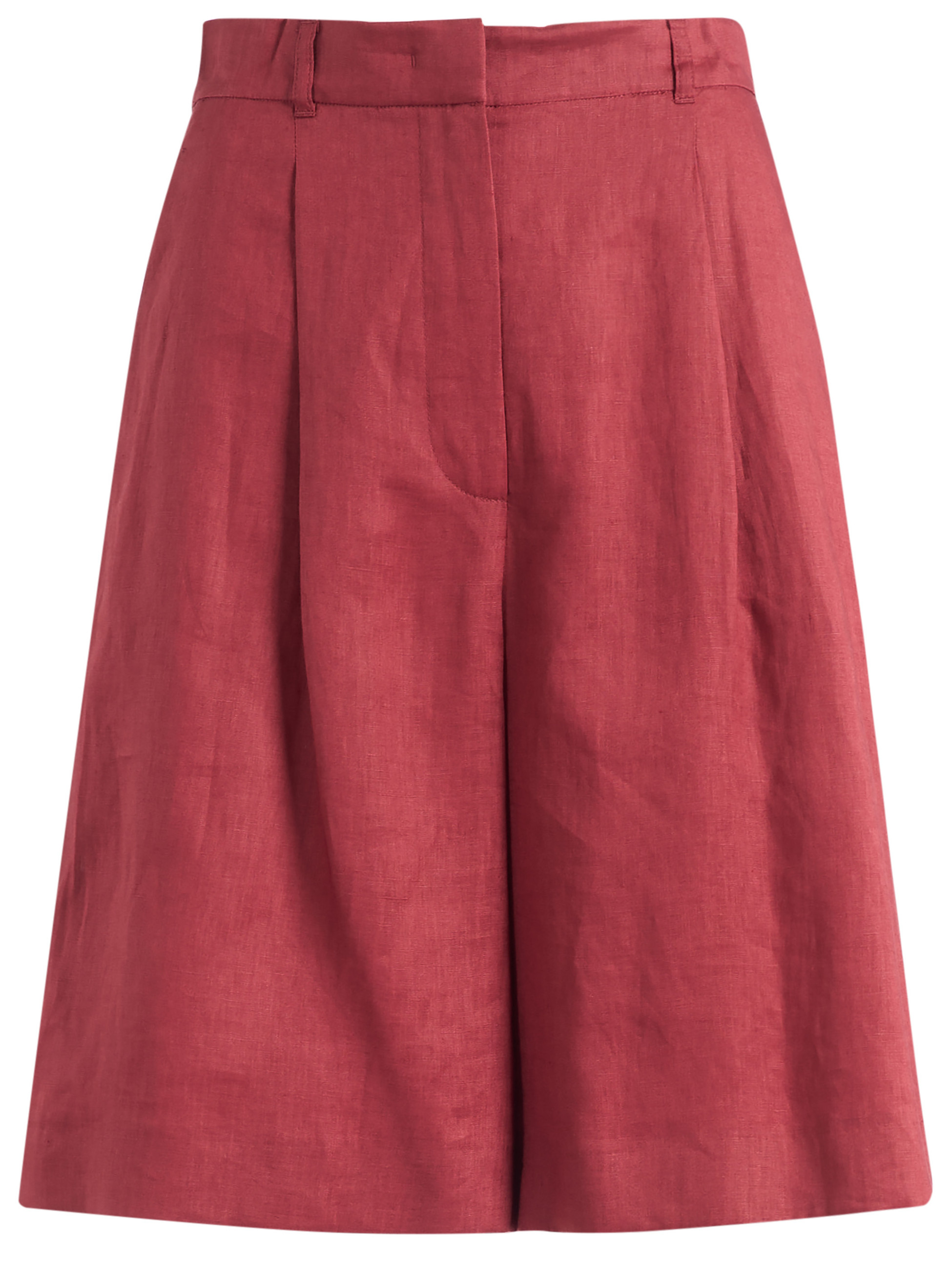 Max Mara Studio shorts in red linen