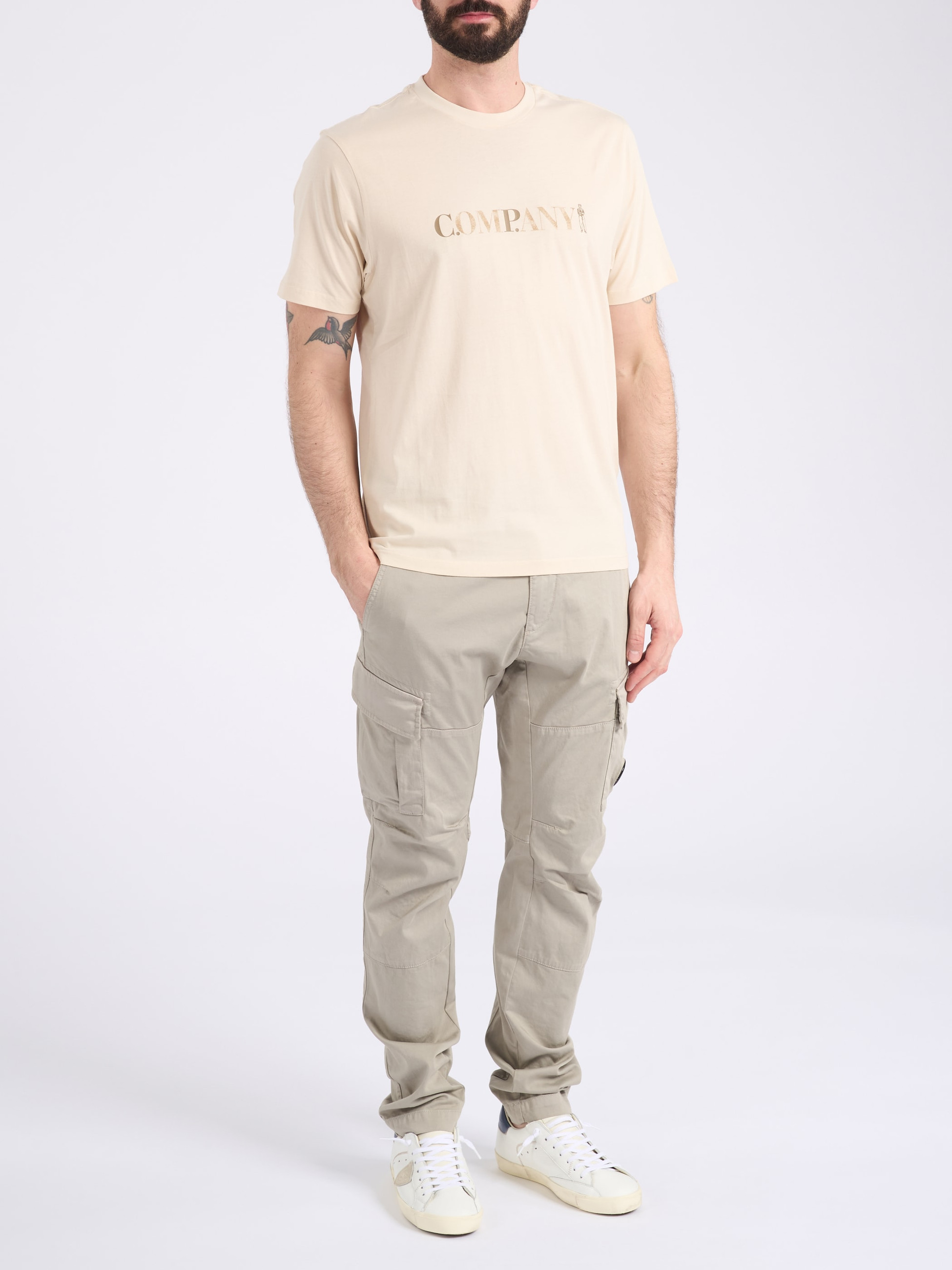 C.P. Company Beige C.P. Company T-Shirt | H-Brands