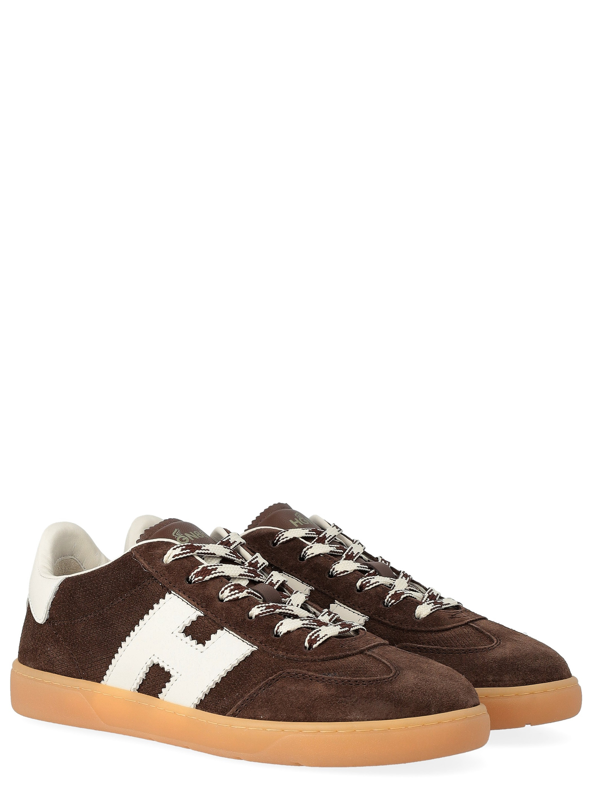 Hogan New Route Brogues in Brown Leather/Suede Size US 7 Hogan Suede Low-Top Sneaker — Brown main image 2