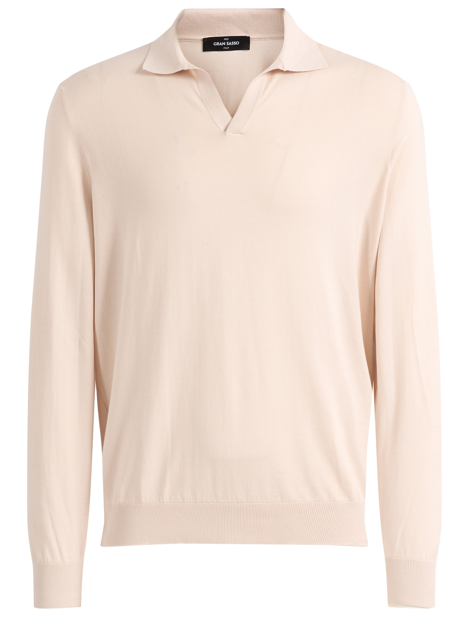 Gran Sasso Polo Shirt in Cream Cotton | H-Brands