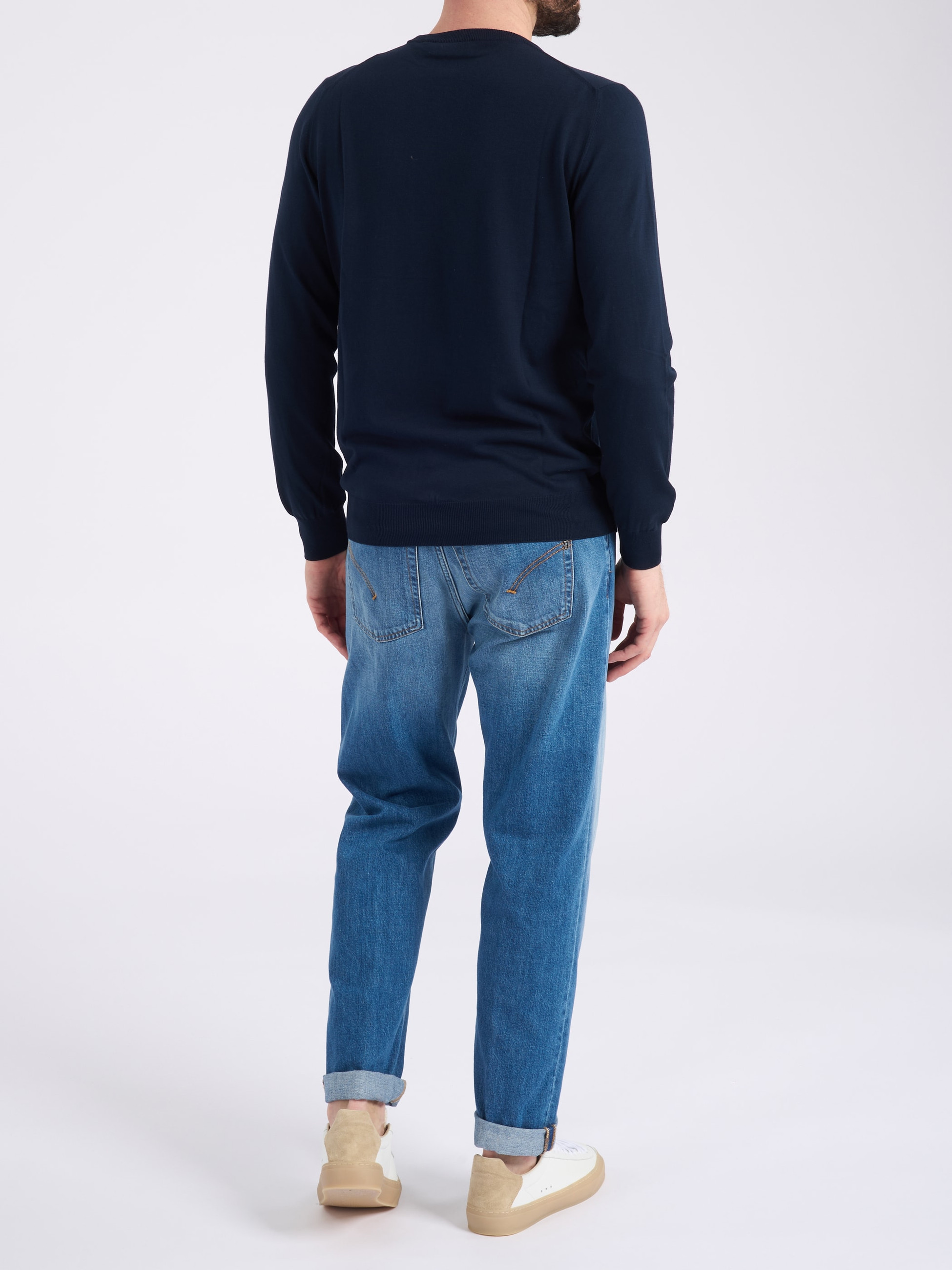 Gran Sasso organic cotton sweater Gran Sasso blue | H-Brands