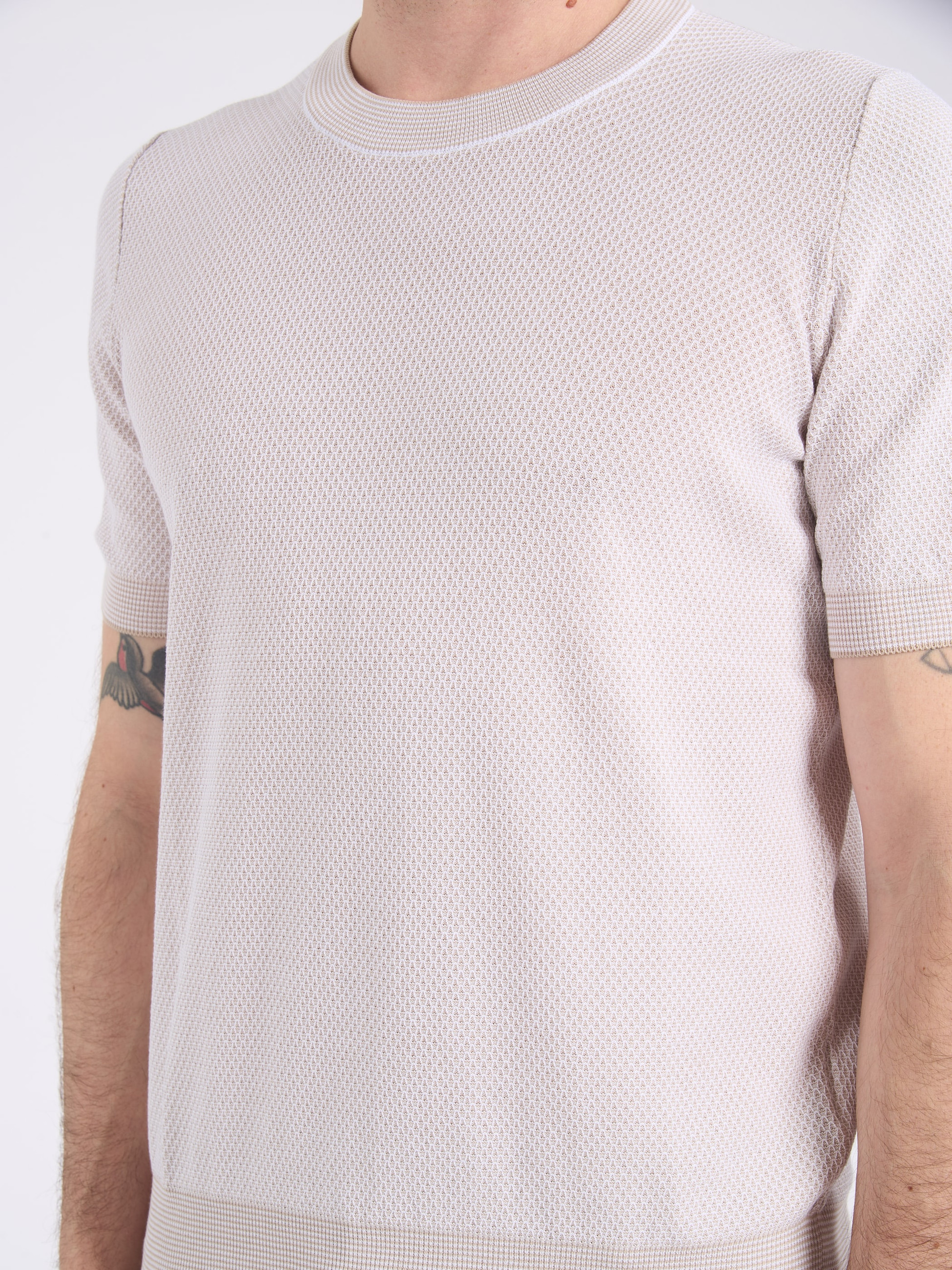 Gran Sasso T-Shirt Gran Sasso white knit | H-Brands