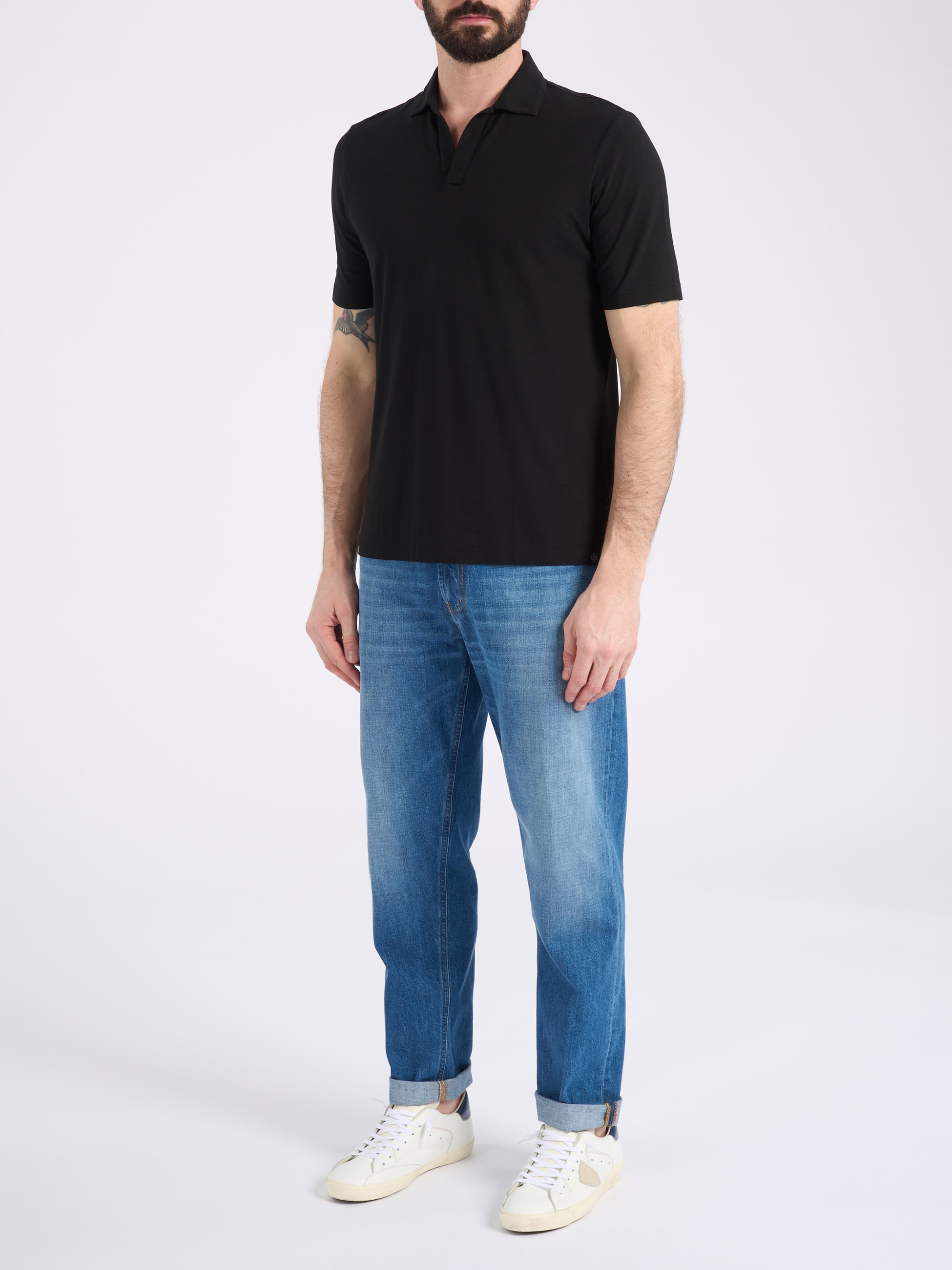 Black Gran Sasso polo shirt | H-Brands