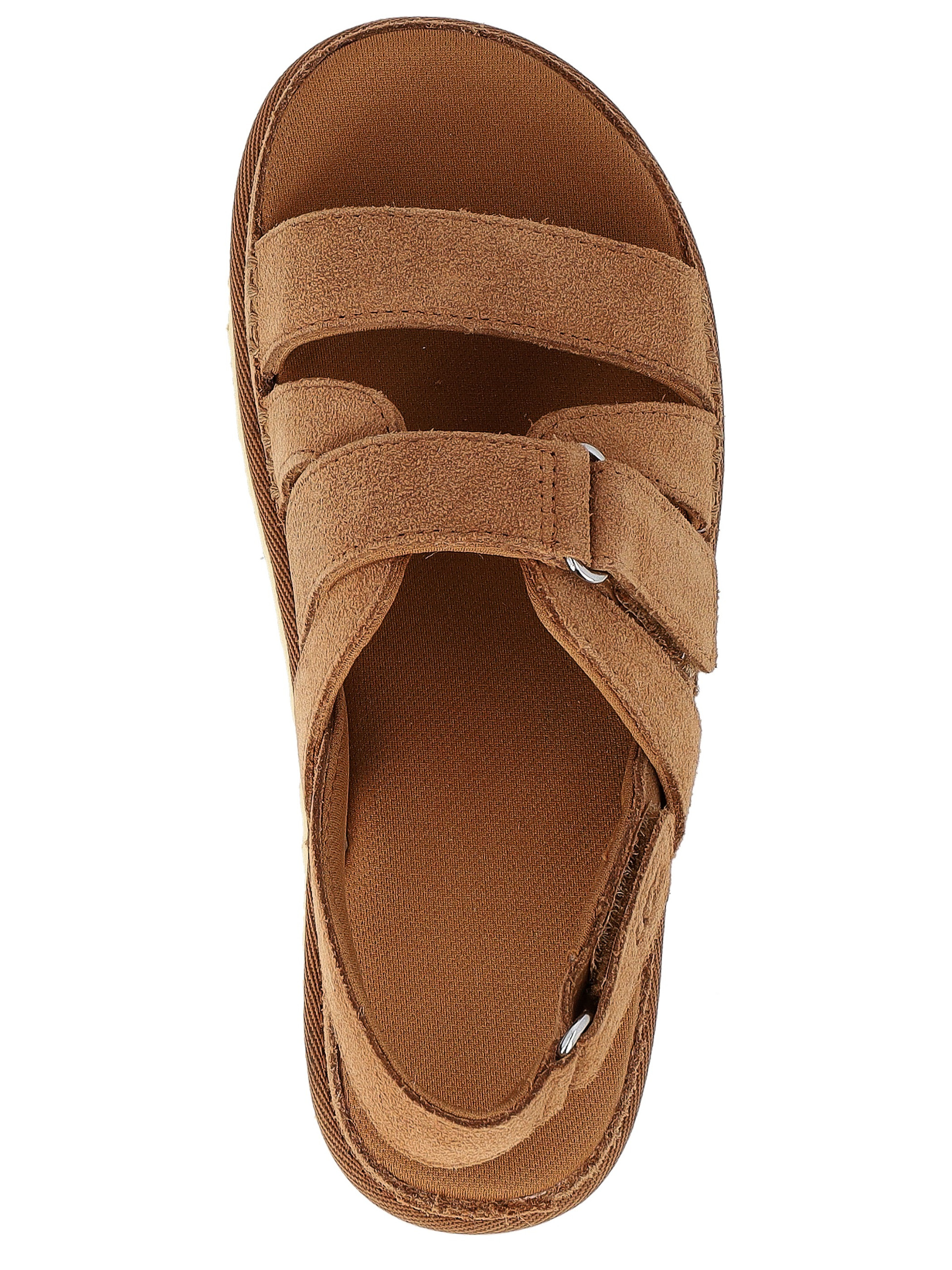 UGG Goldenstar Gleam Suede Sandal in Chestnut | H-Brands