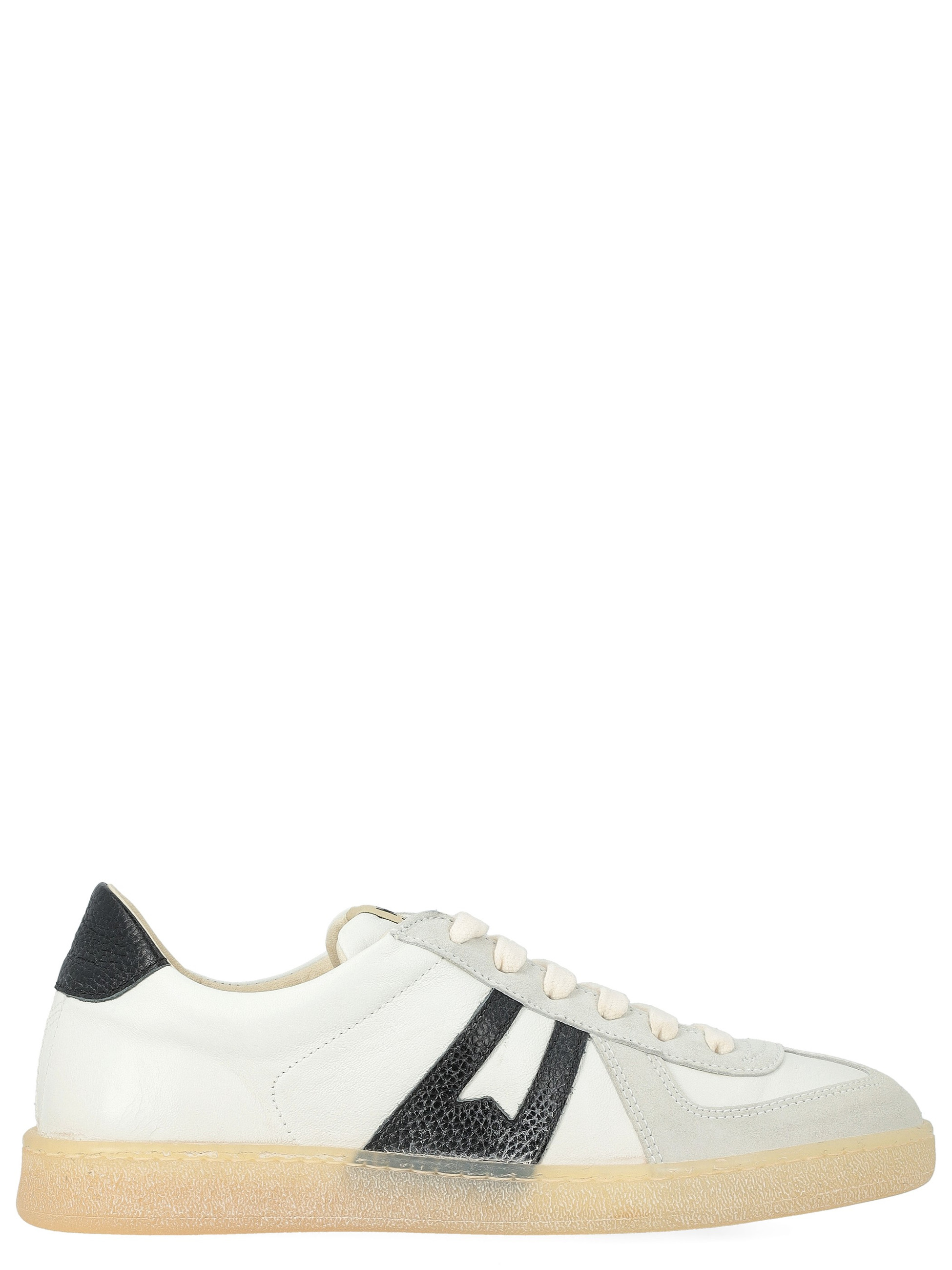 Sneaker Moma Vulcano in pelle bianca