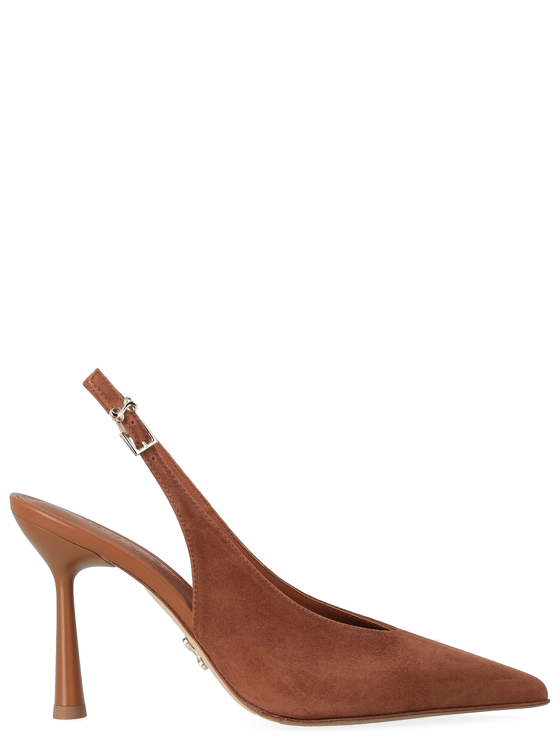 Slingback Sergio Levantesi Mole6 in camoscio marrone