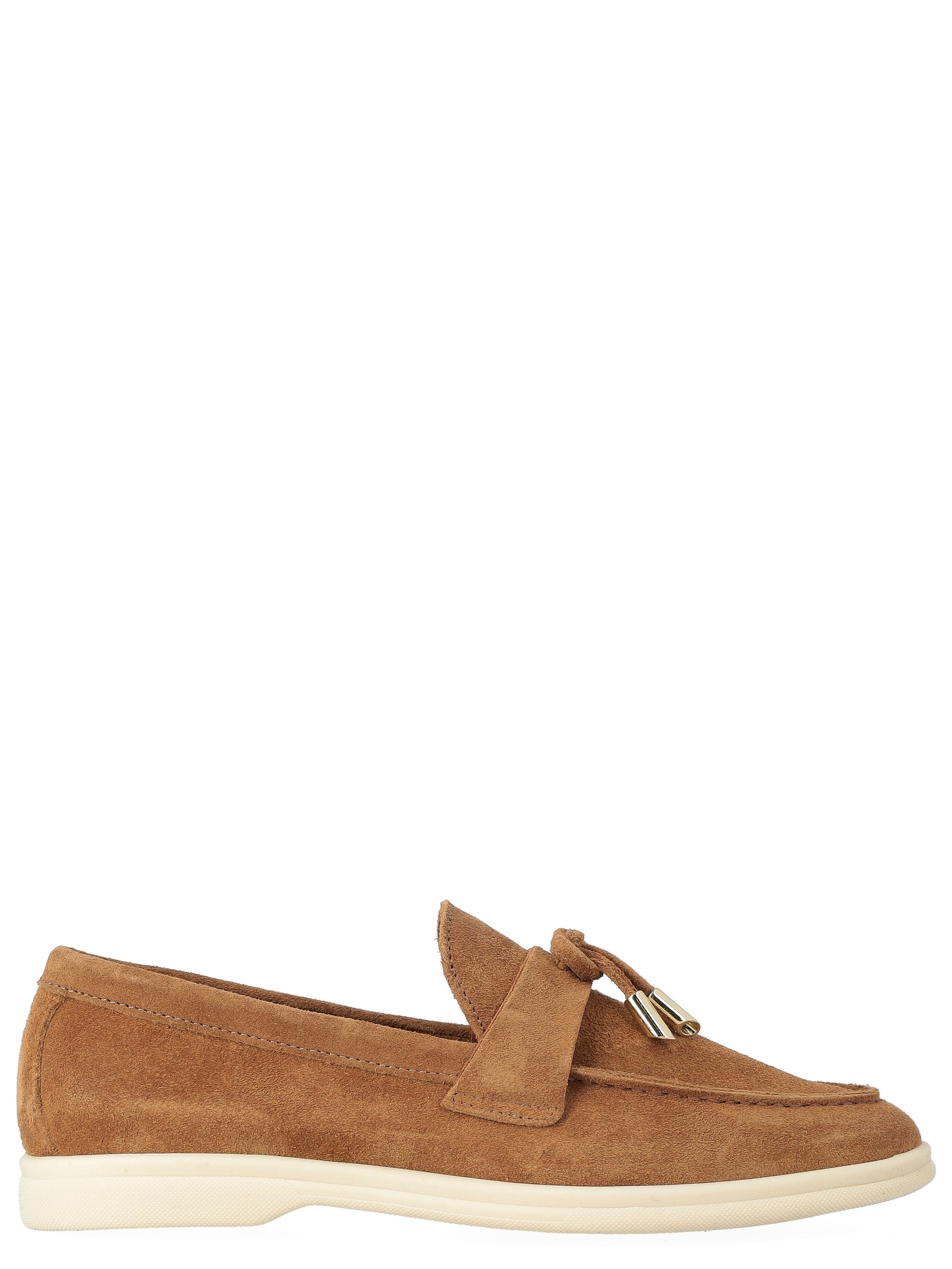 Mocassino Bekk in suede color Brandy 