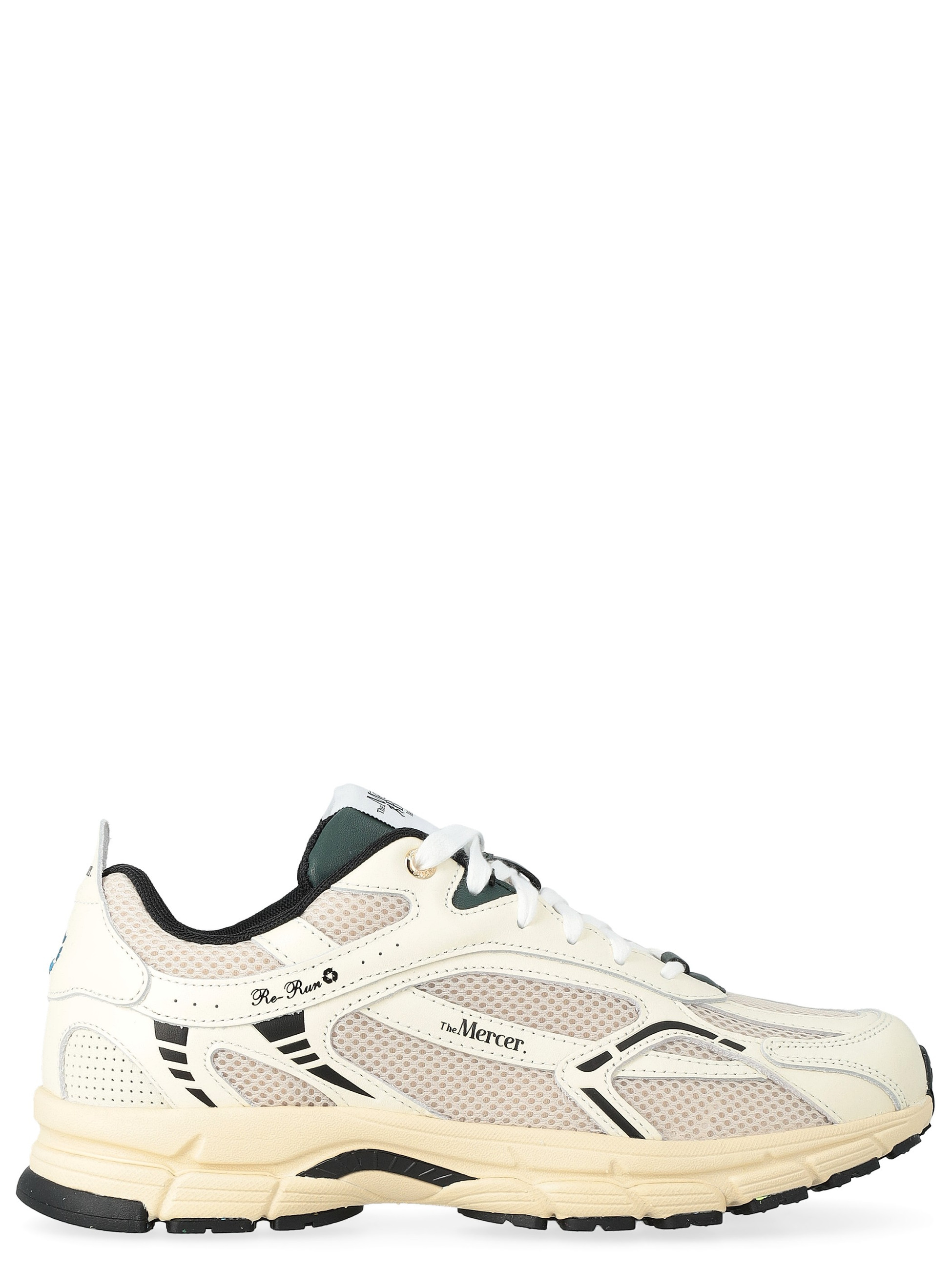 The Mercer The Re-Run Classic Sneakers in Ivory Nappa Leather | H