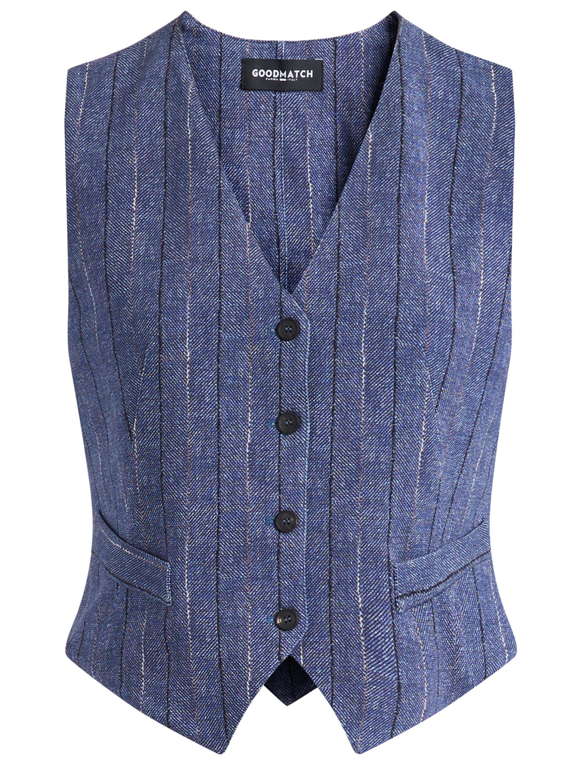Gilet GoodMatch in cotone blu