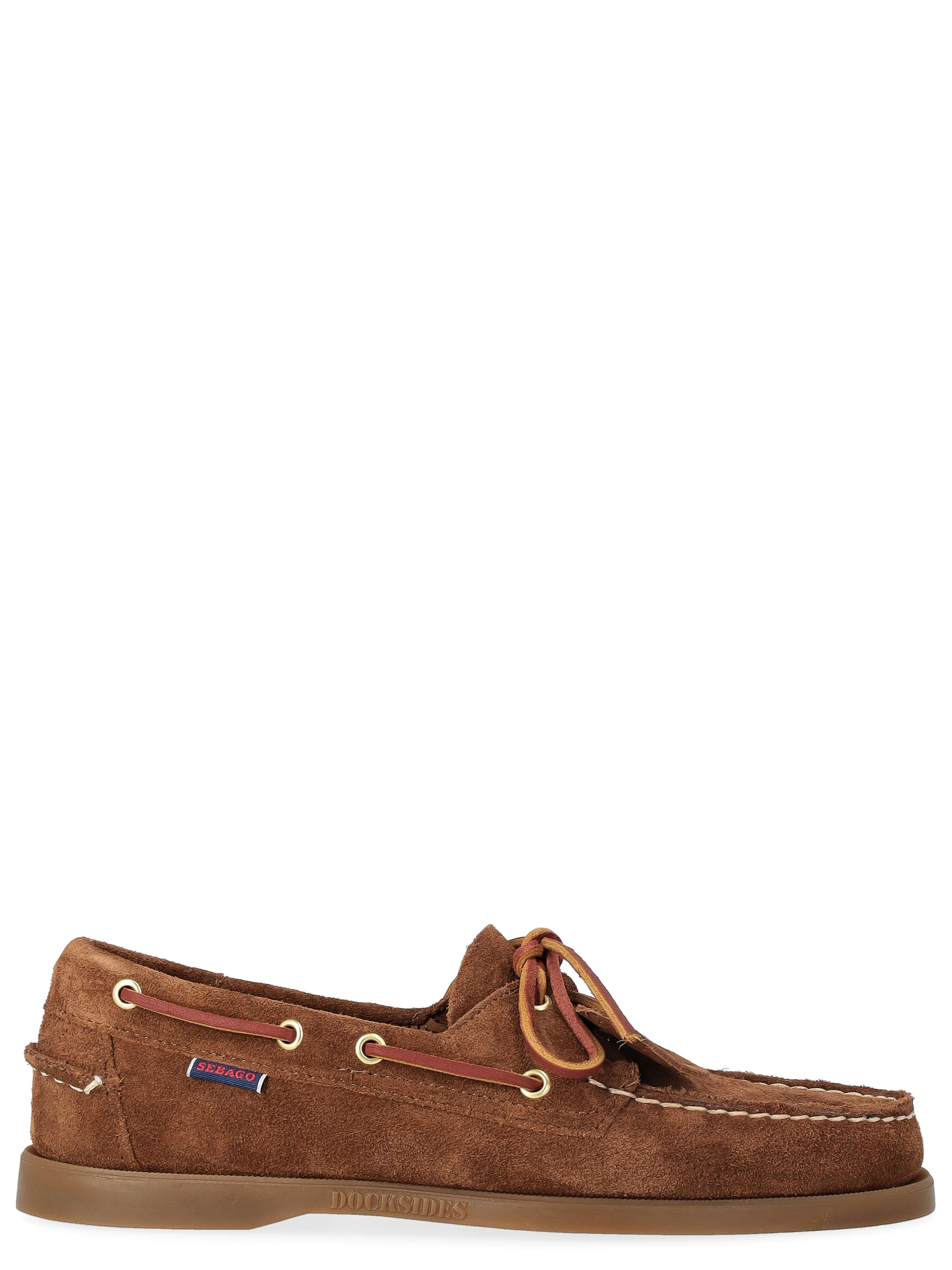 Mocassino Sebago Portland Artisan in suede marrone