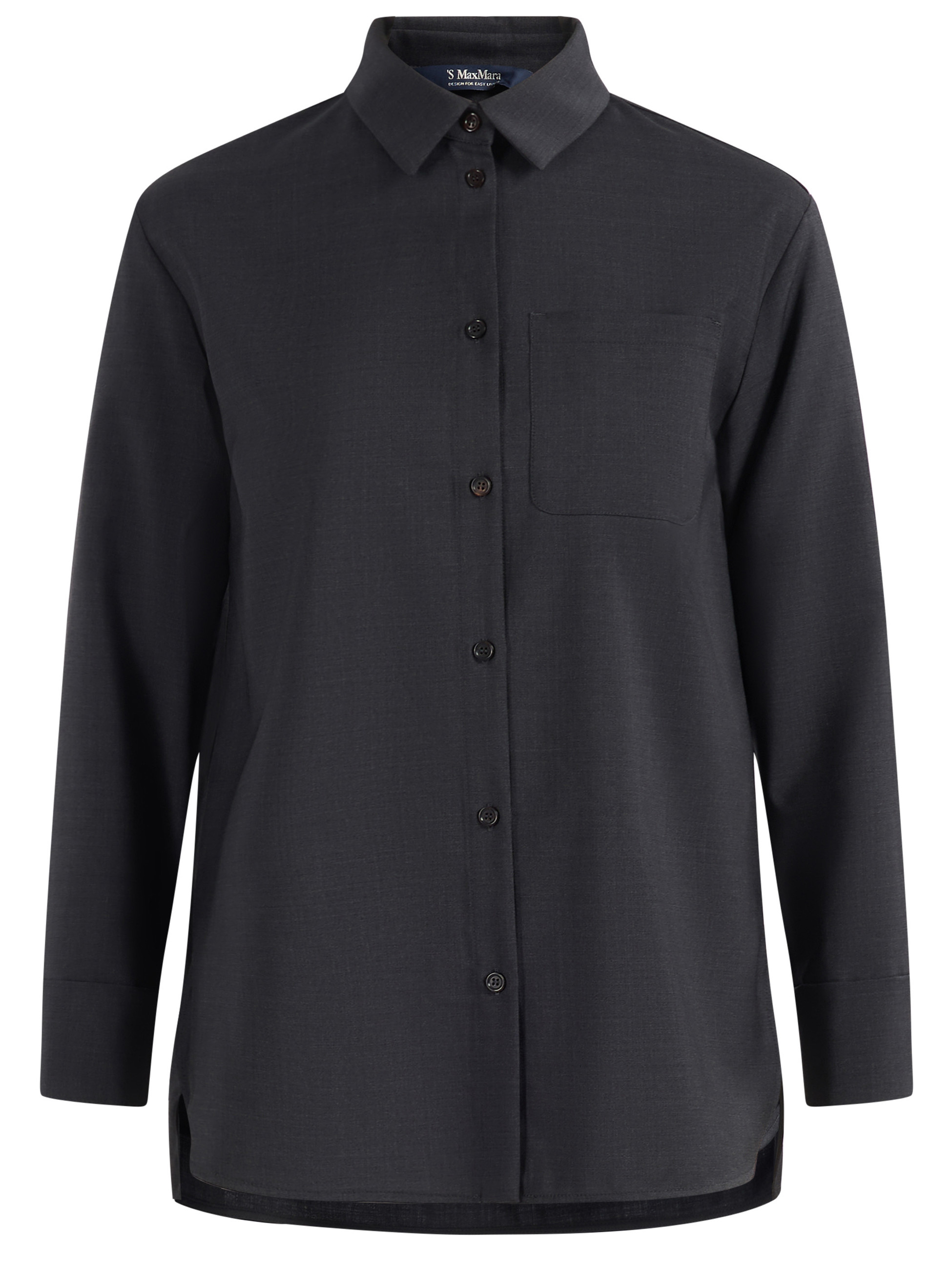 Camicia 'S Max Mara Smmopera in lana antracite
