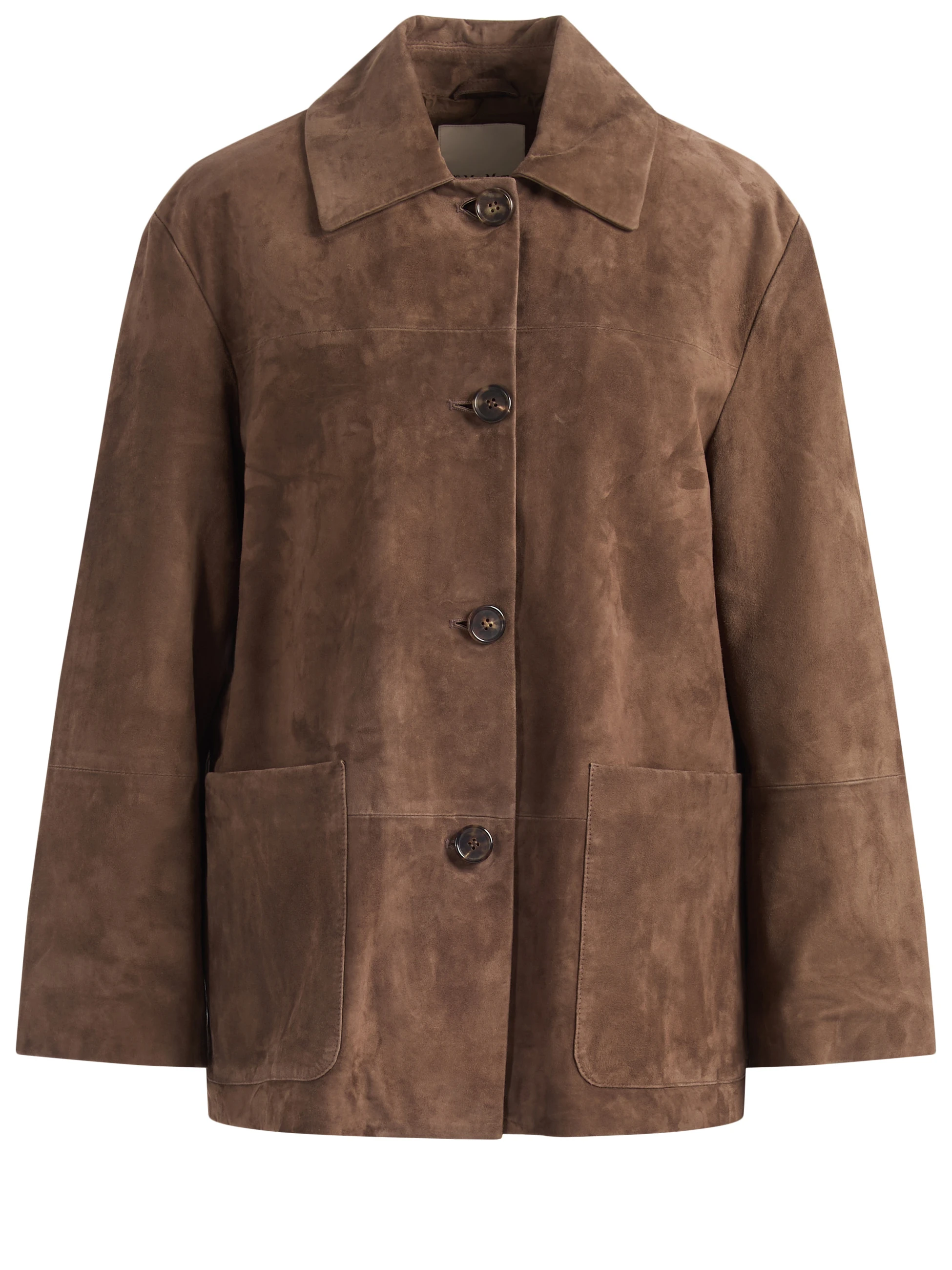 Giacca 'S Max Mara Smmastrale in camoscio marrone
