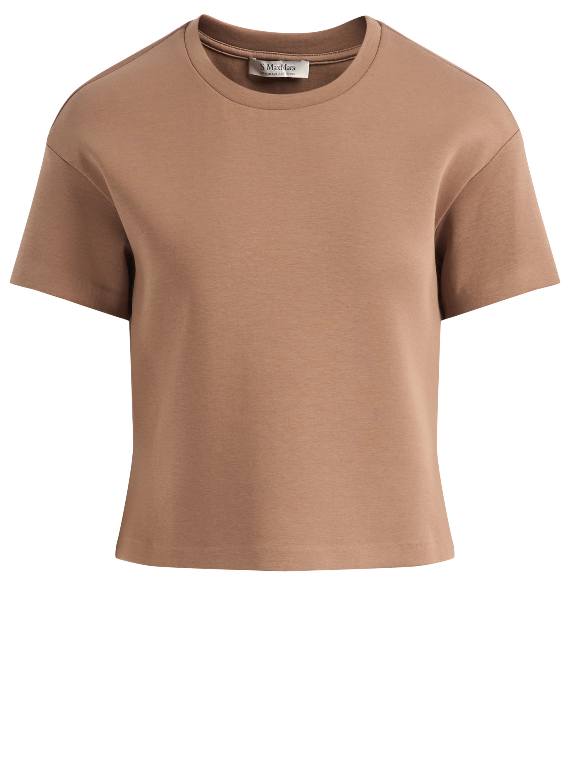 S Max Mara T-shirt in camel-colored jersey | H-Brands