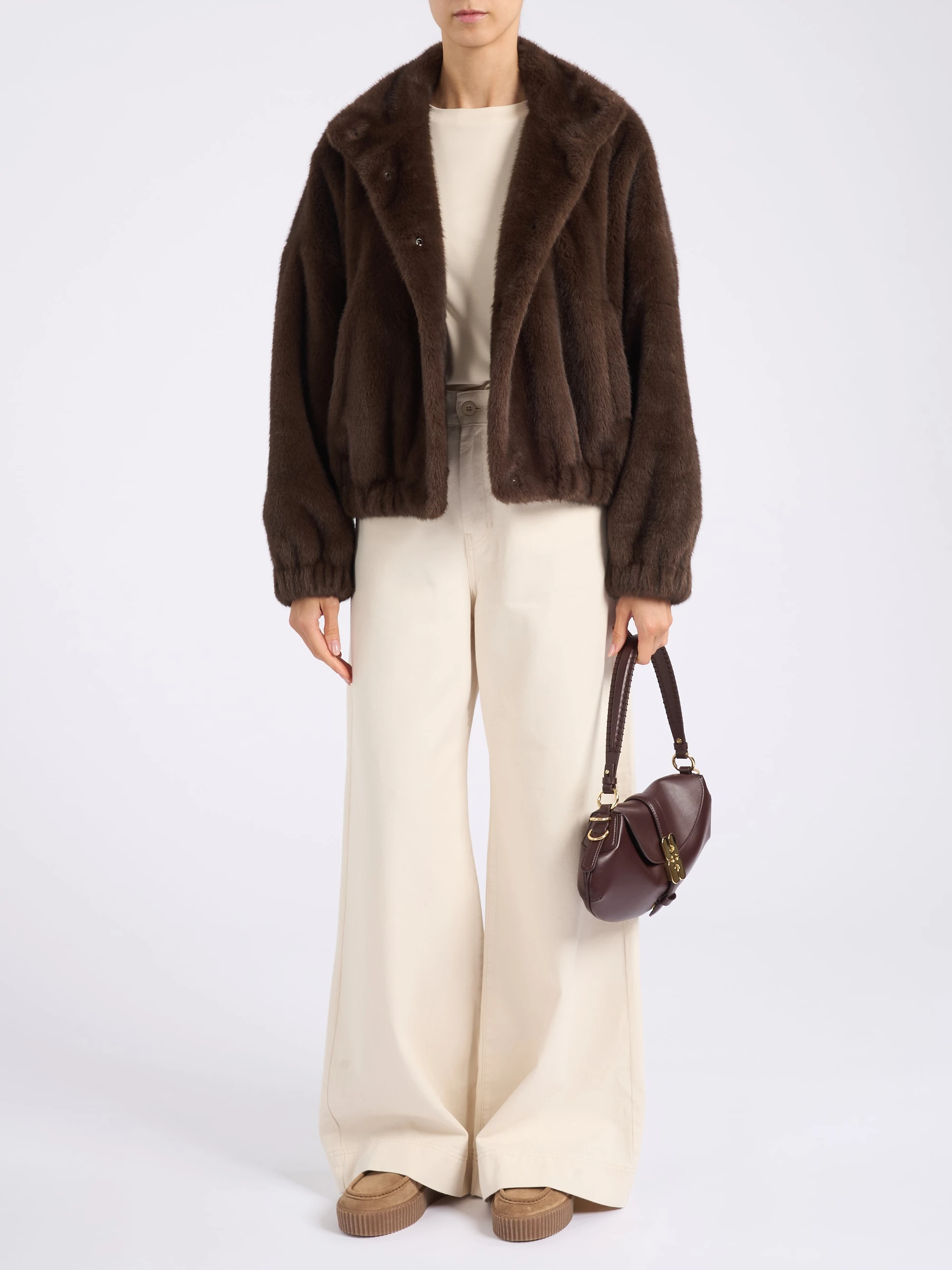 Weekend Max Mara Jacket in Brown Fabric | H-Brands