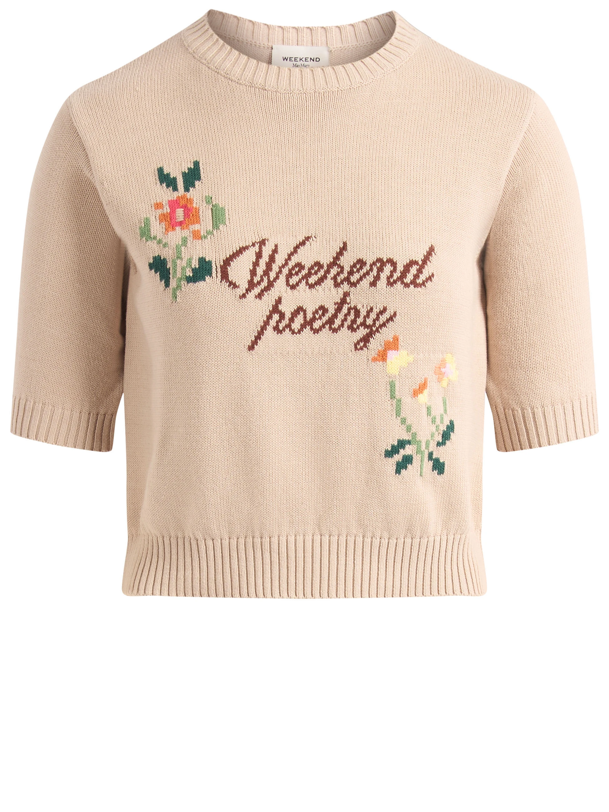 Maglia Weekend Max MaraWkdfiarce in cotone sabbia