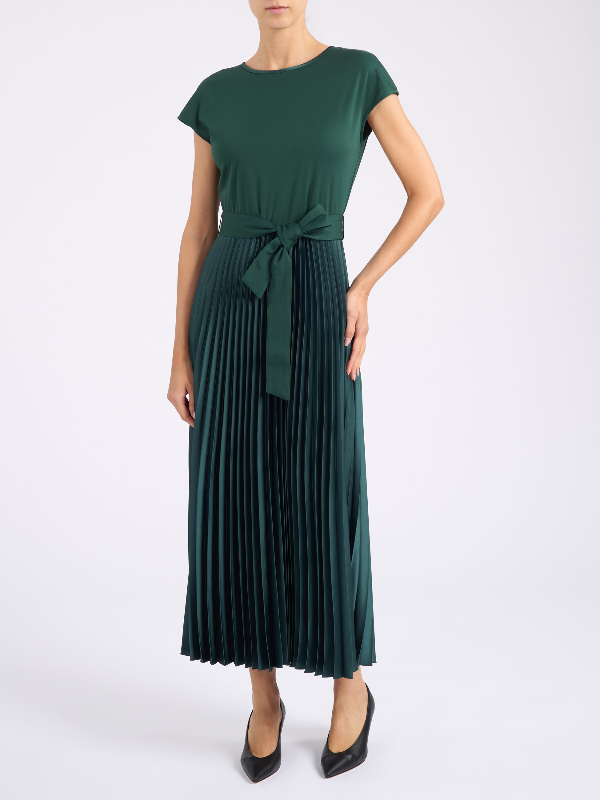 Weekend Max Mara Dress in green jersey | H-Brands