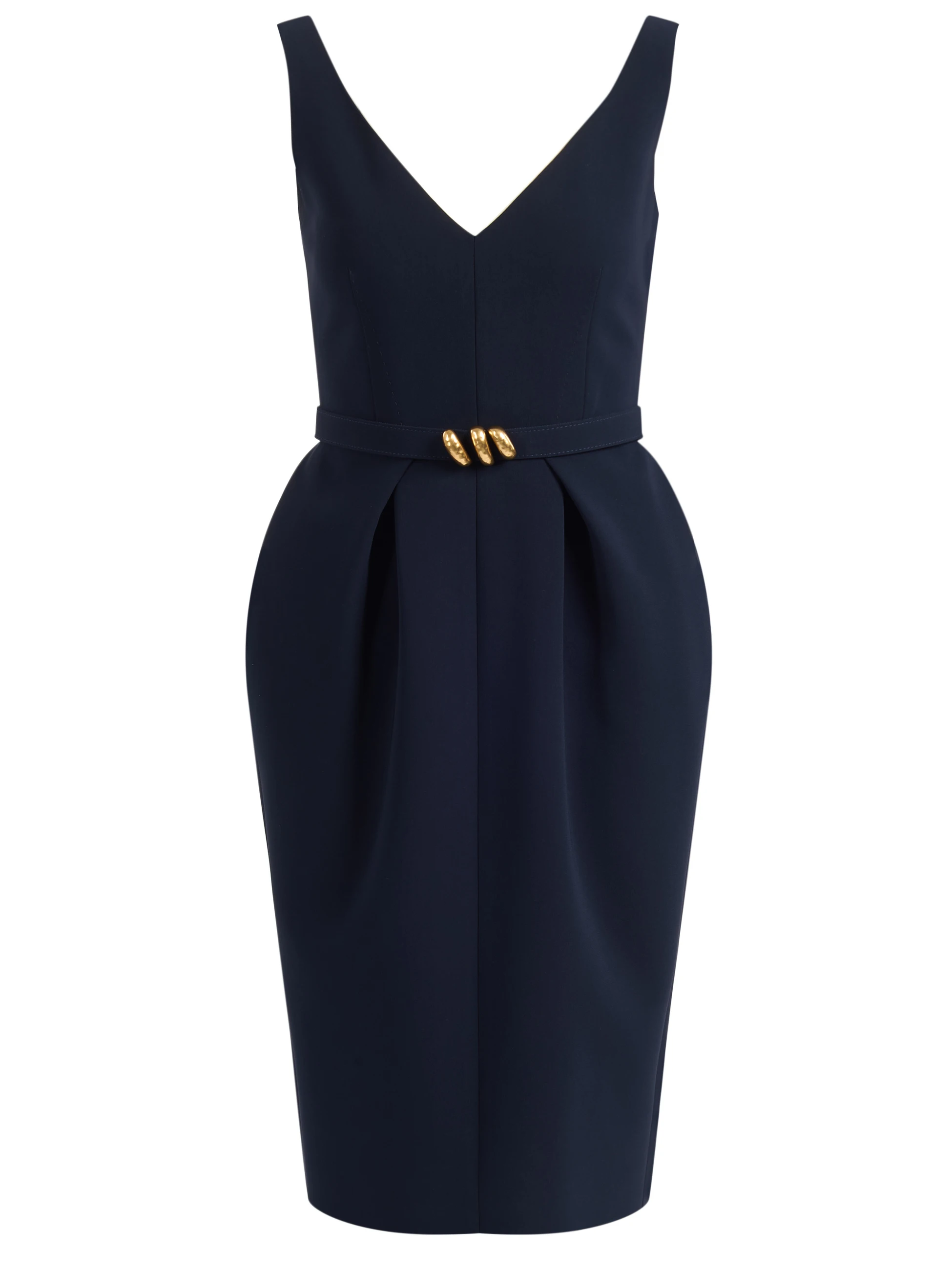 Abito Max Mara Studio Mseulivo in crepe blu