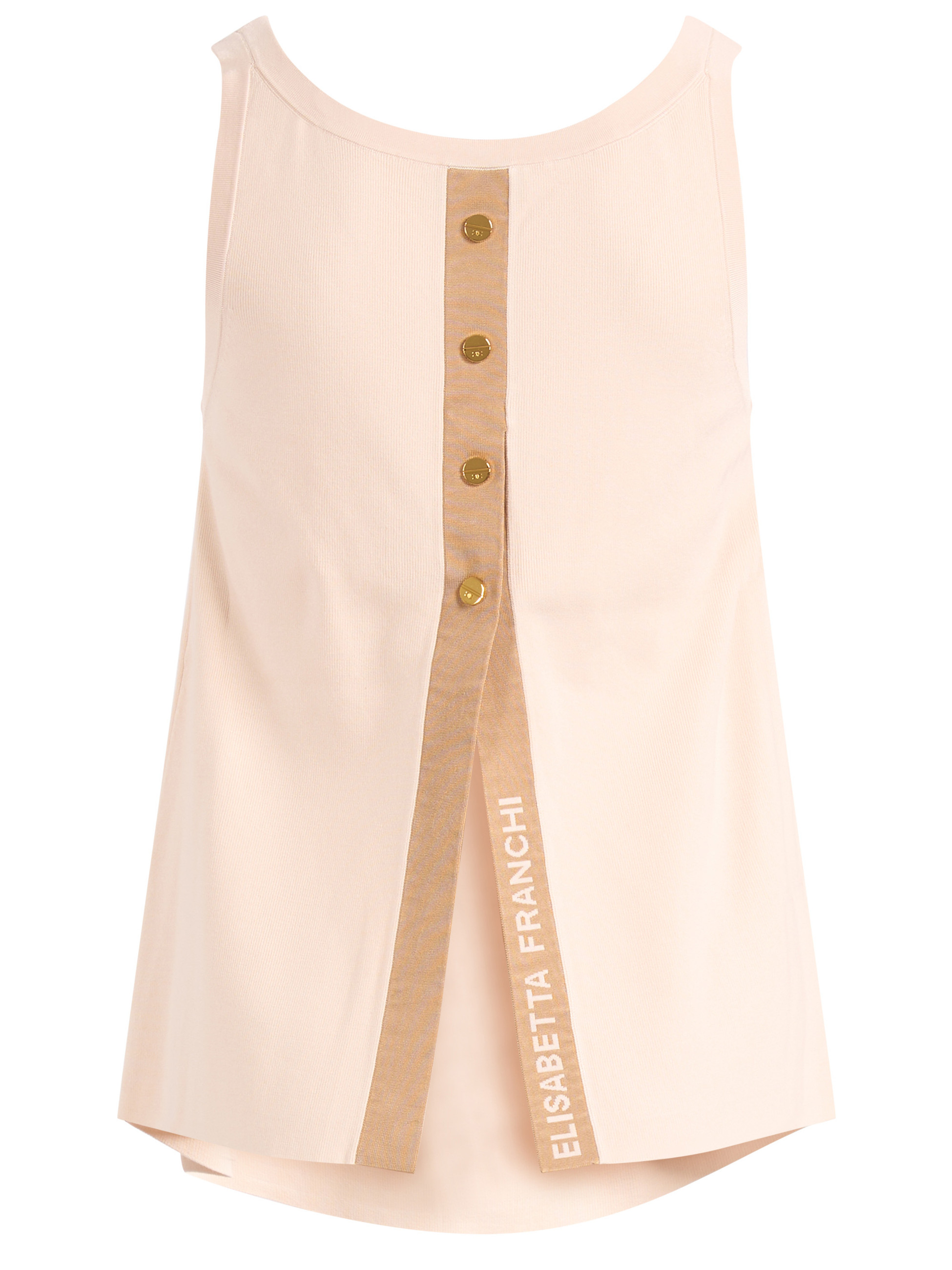 Elisabetta Franchi butter-colored Elisabetta Franchi top | H-Brands