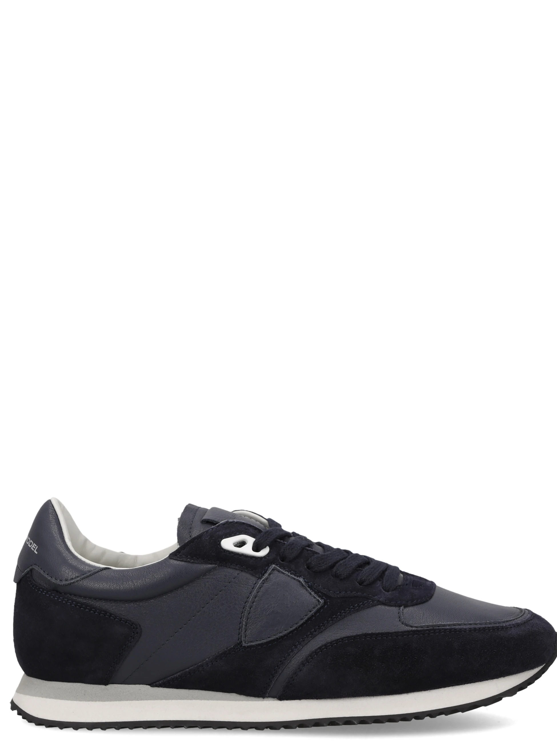 Sneaker Philippe Model Blville in pelle blu