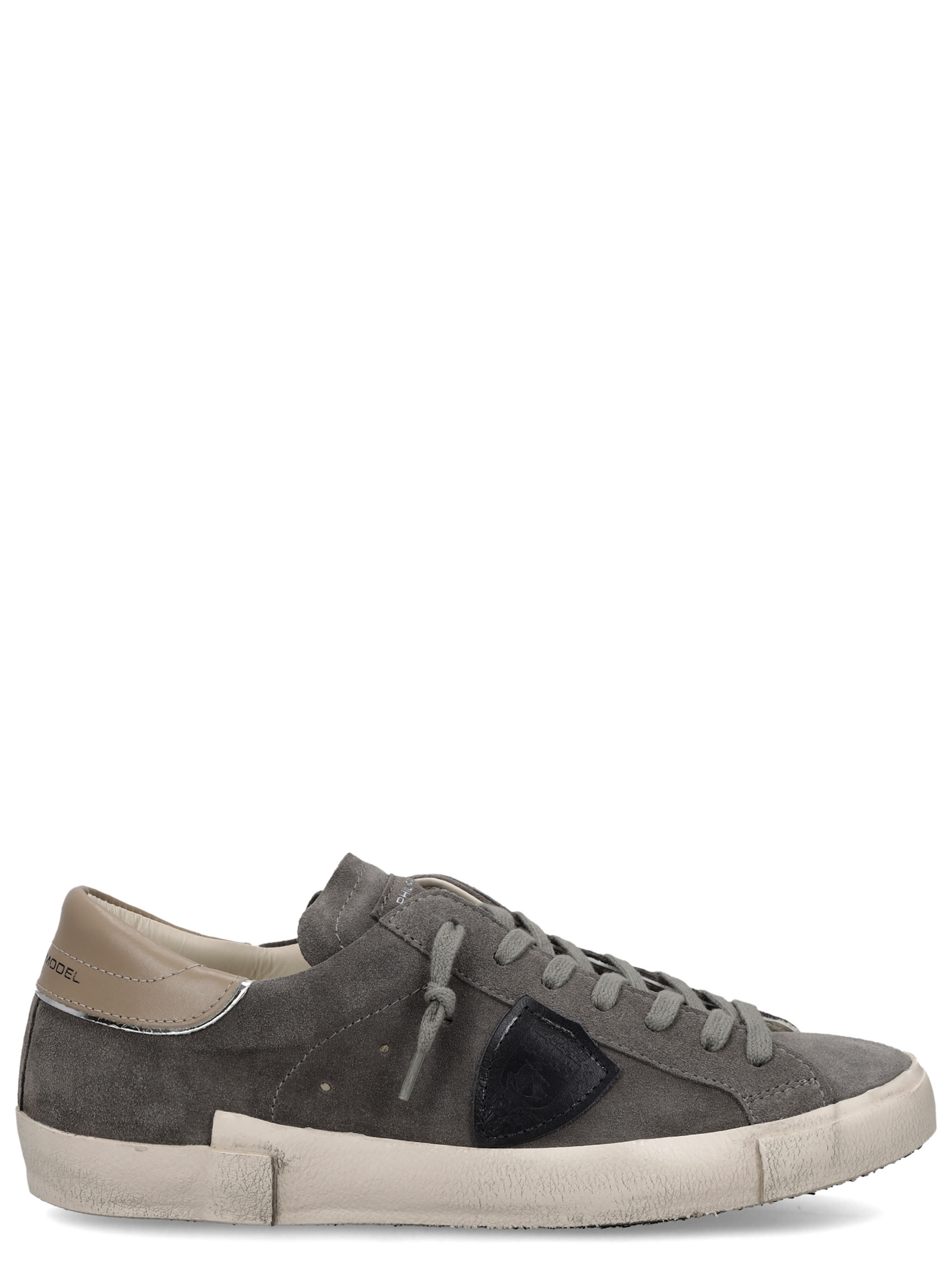 Sneaker Philippe Model Prsx in suede grigio