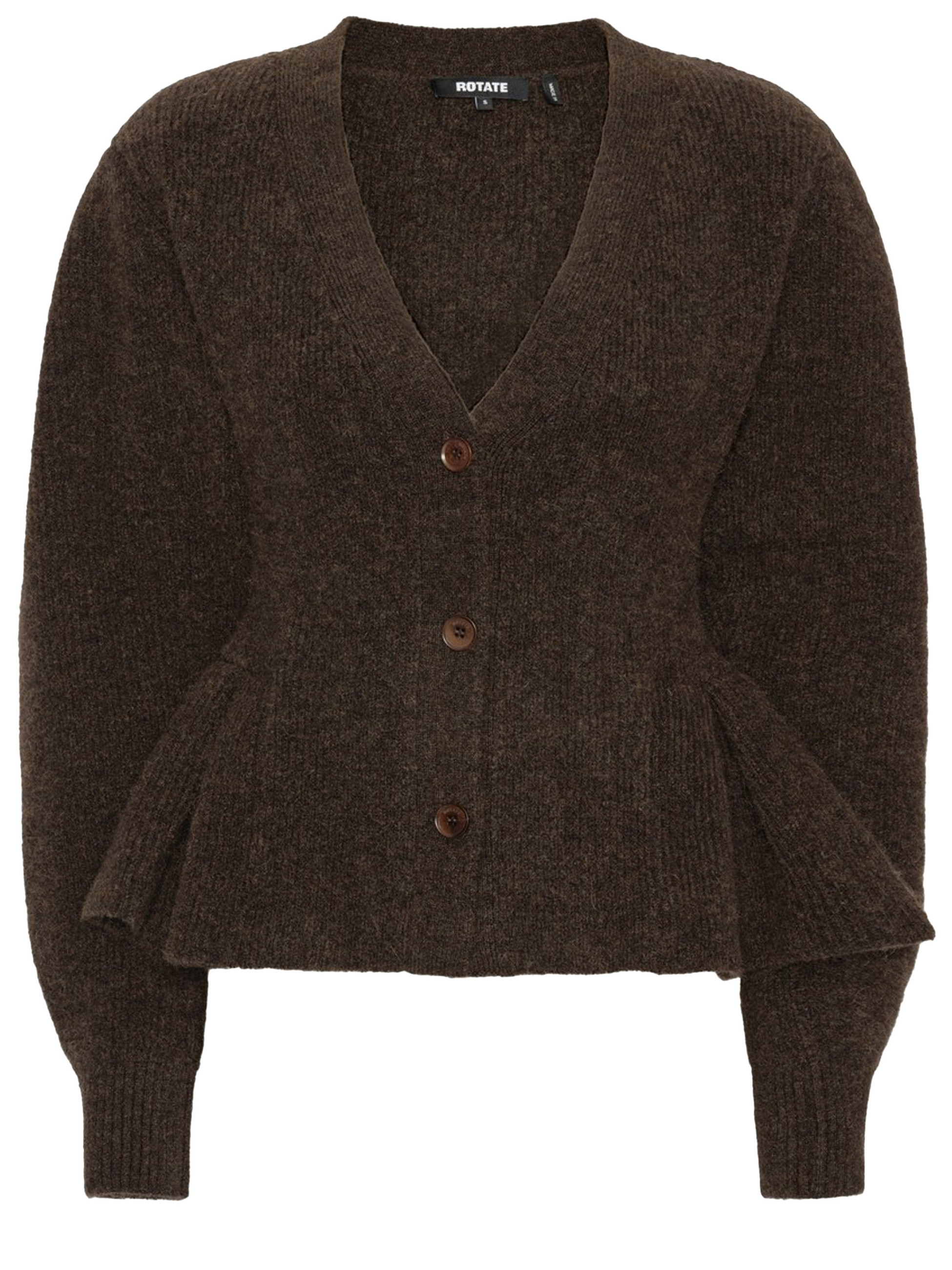 knit peplum cardigan 1
