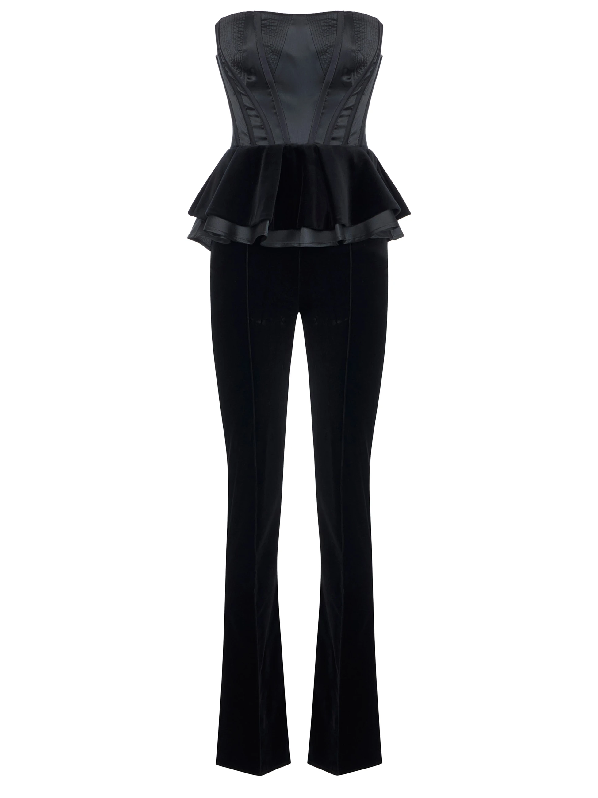 tuta donna nero 1