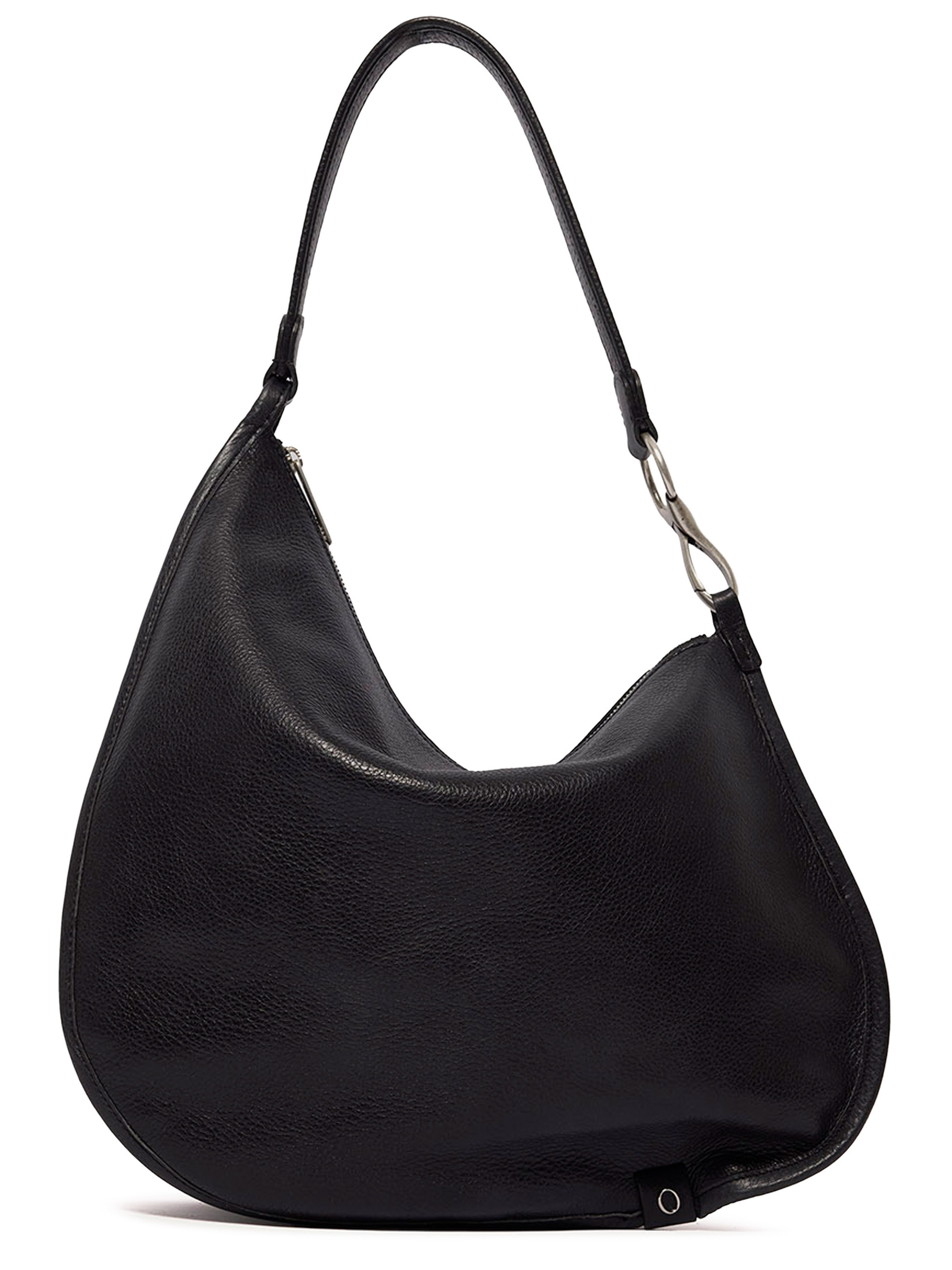 Borsa Orciani Chaos Lagoon Midi in pelle nera