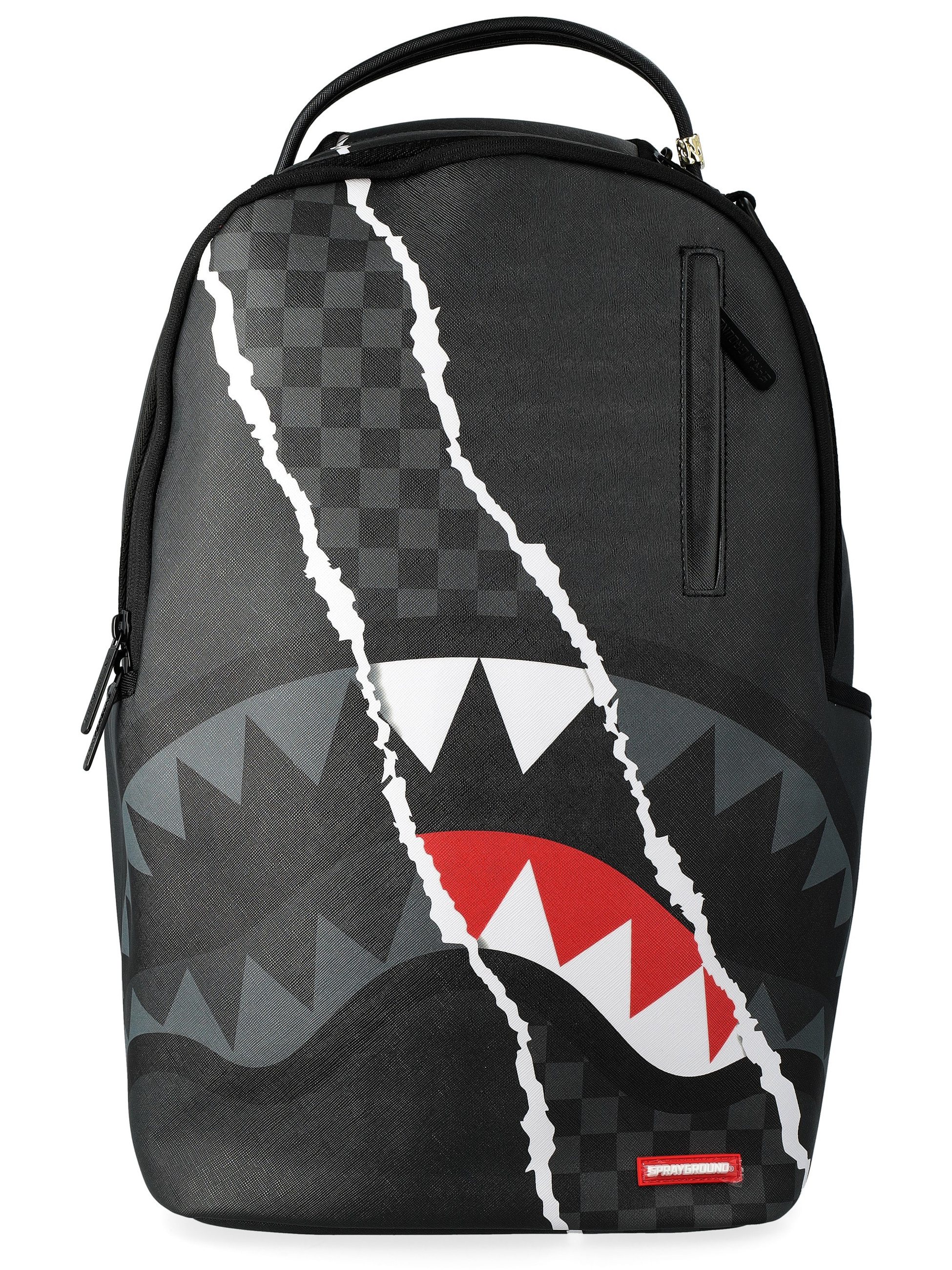 Zaino Sprayground Center Rip Revealing in pelle vegana nera