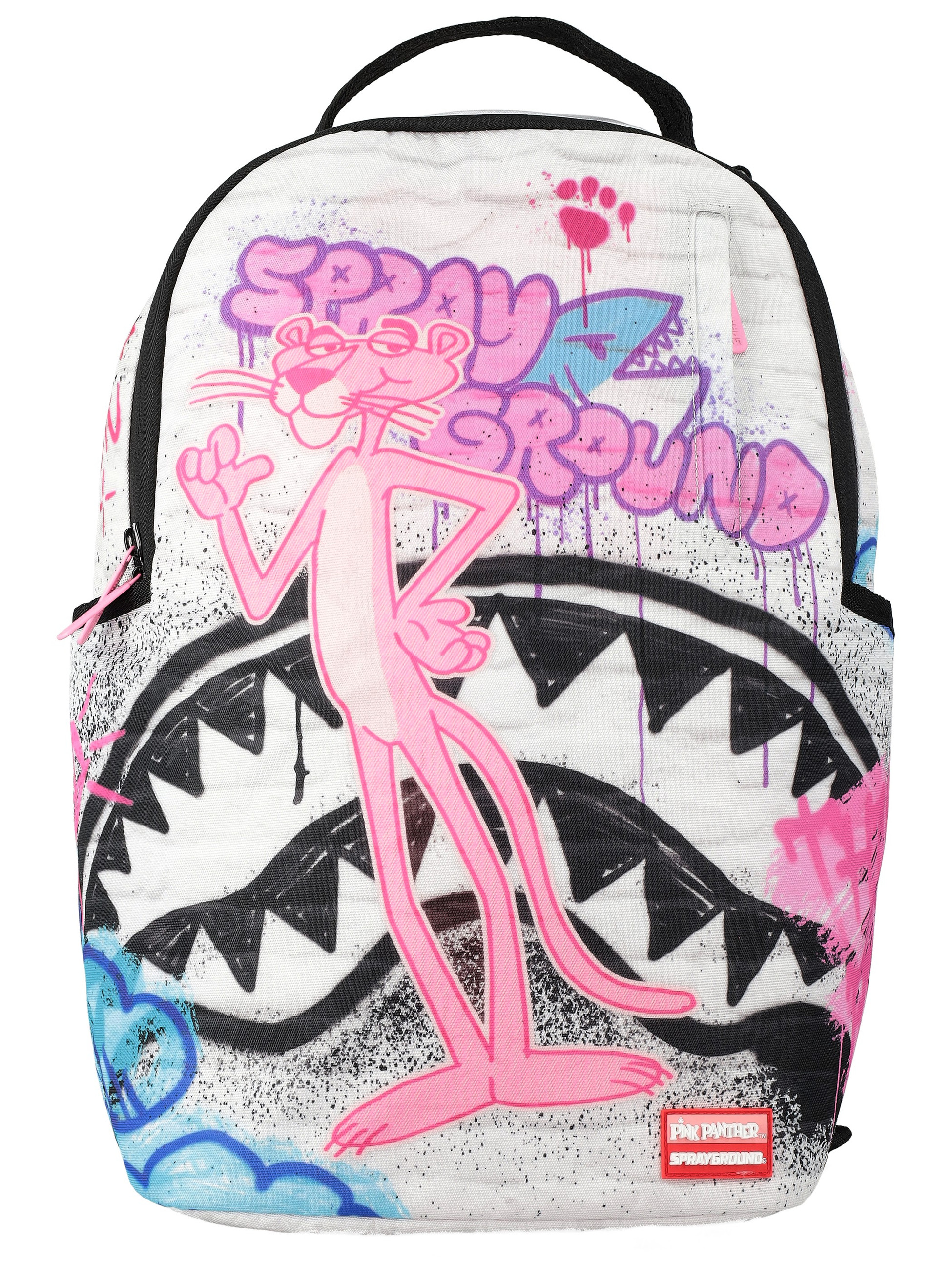 sprayground ピンクパンサー Sprayground Panther Graff Backpack in Pink Vegan Leather | H-Brands