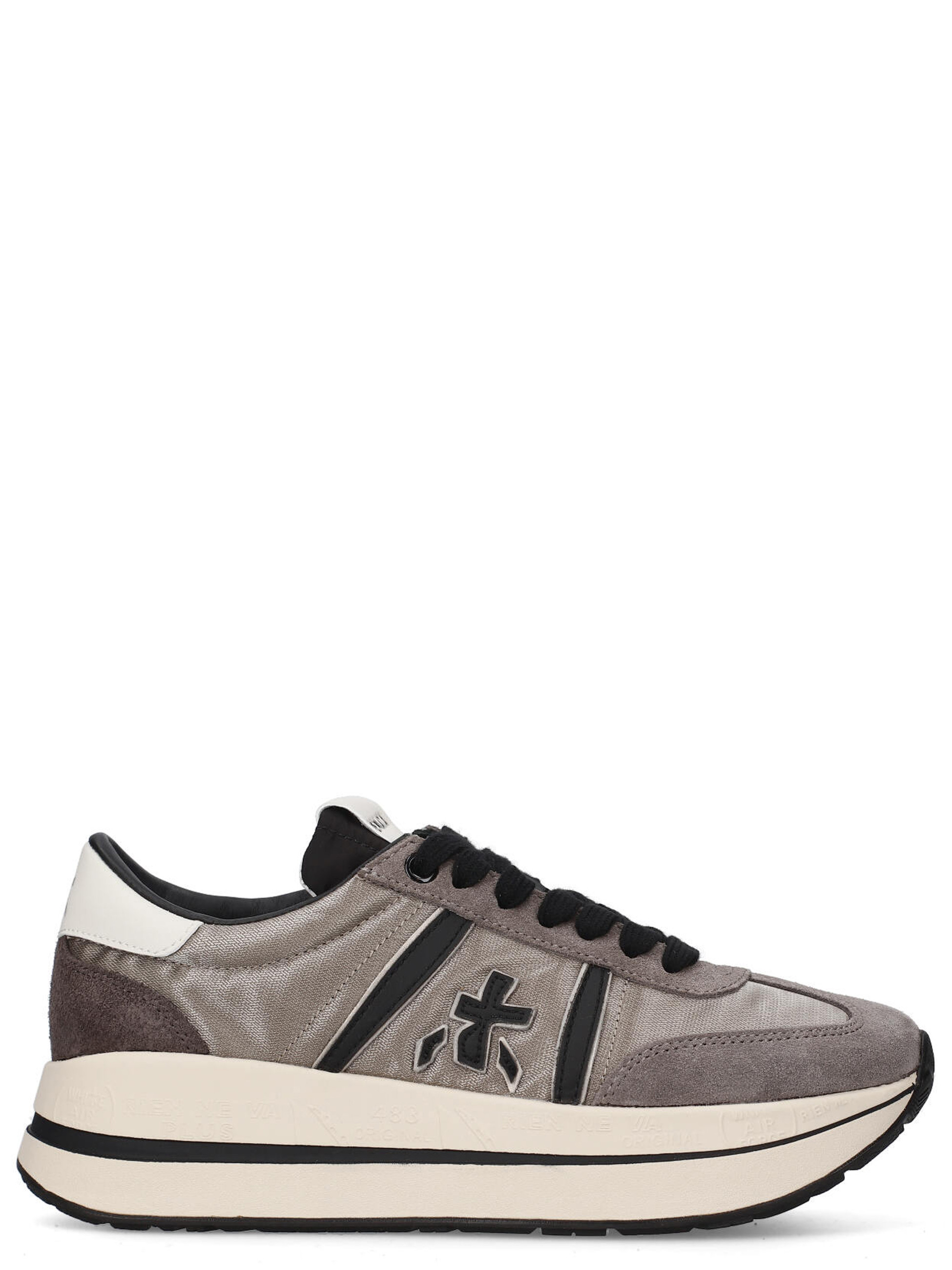 Sneakers Premiata Bethcoin 8508 in suede e tessuto grigio