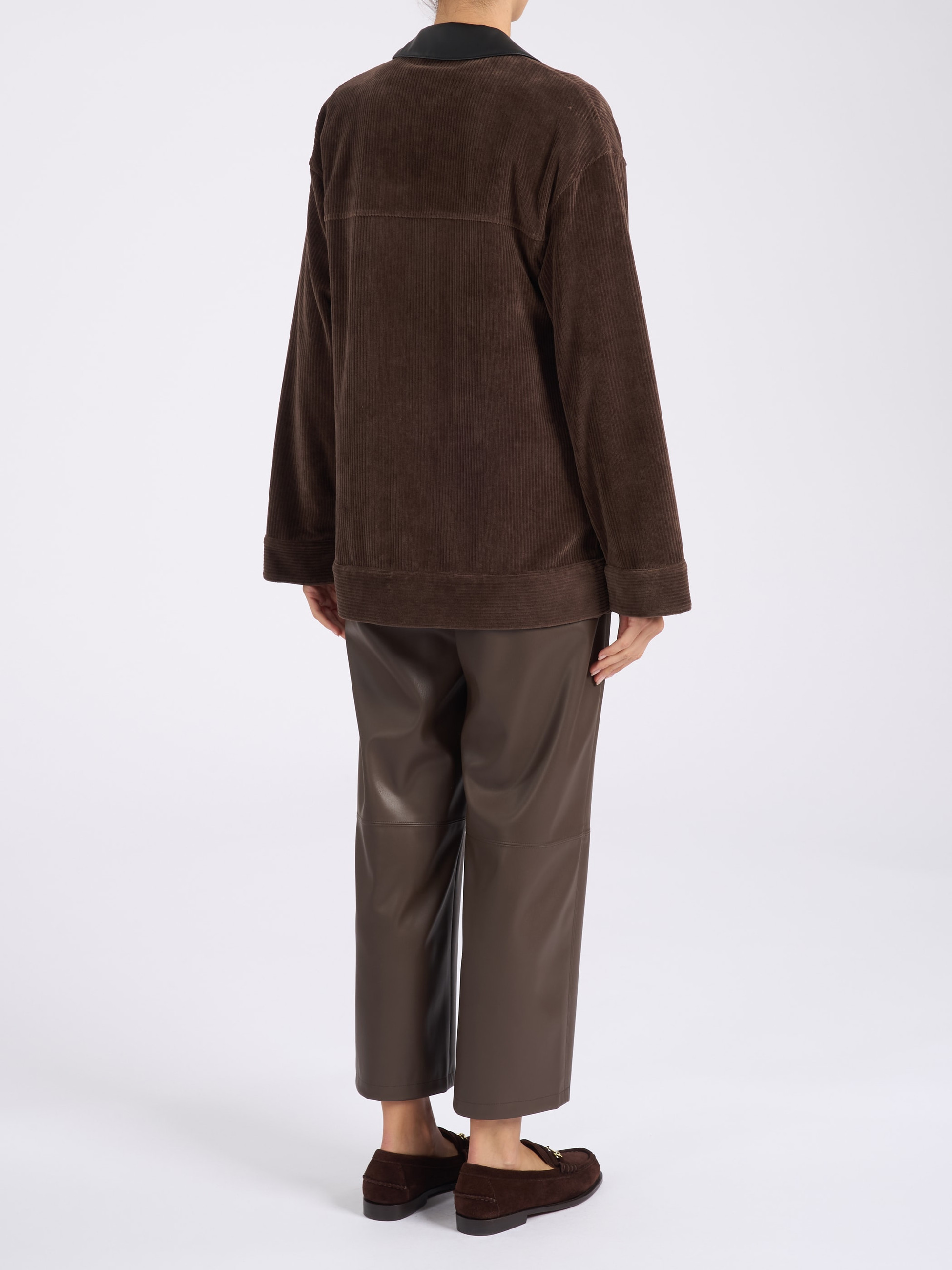 Max Mara MM Mmltimore Brown Velvet Jacket | H-Brands