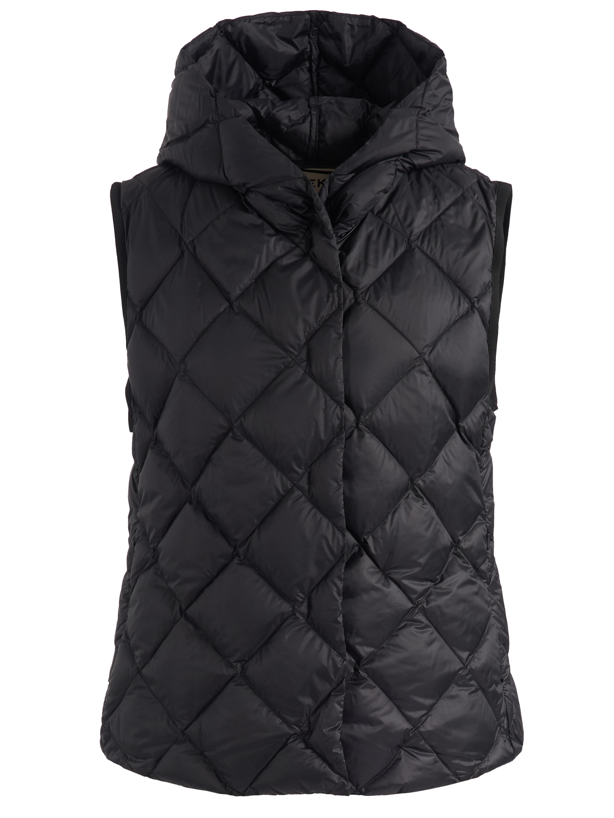 Gilet Weekend Max Mara Wkdgiochi in tela antigoccia nero
