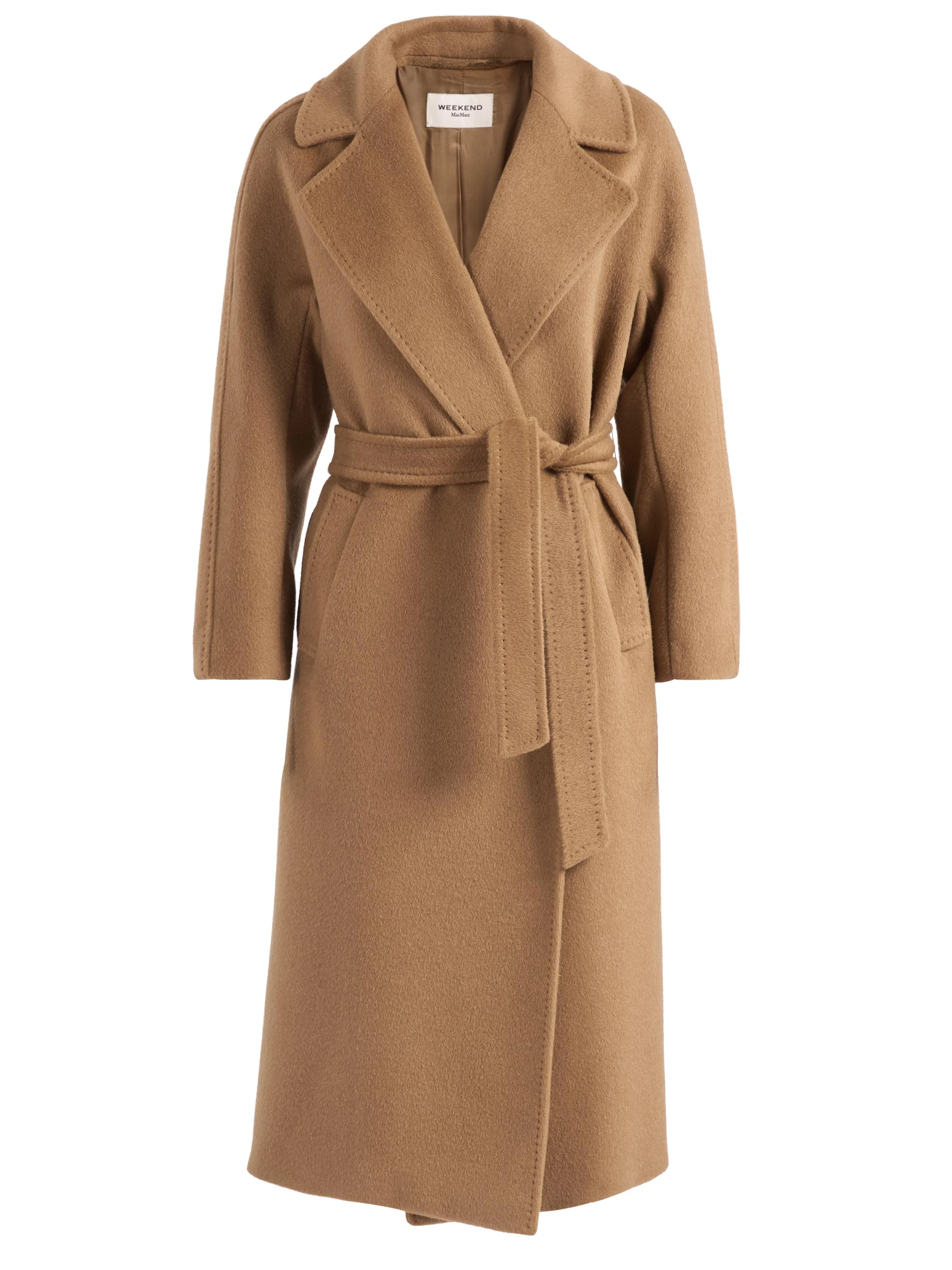 Cappotto Weekend Max Mara Wkdtempera in teddy cammello