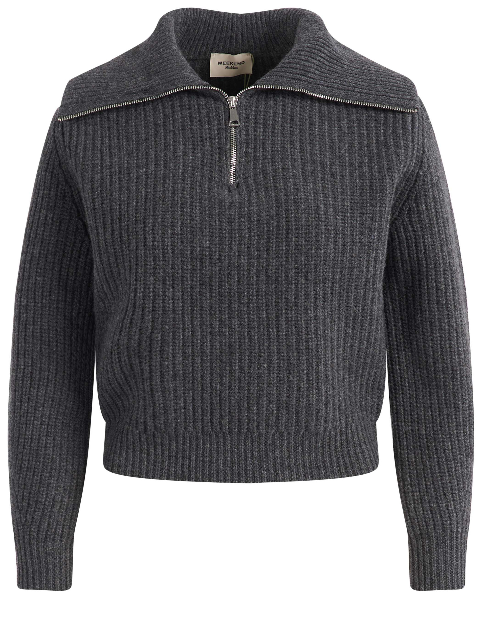 Dolcevita Weekend Max Mara Wkdlaser in lana grigia