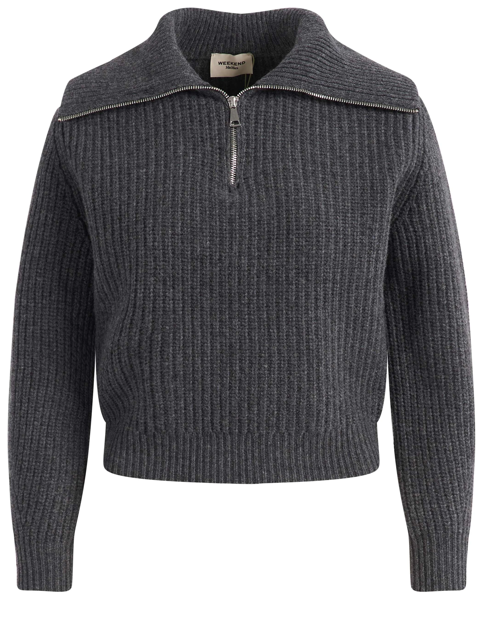 Dolcevita Weekend Max Mara Wkdlaser in lana grigia