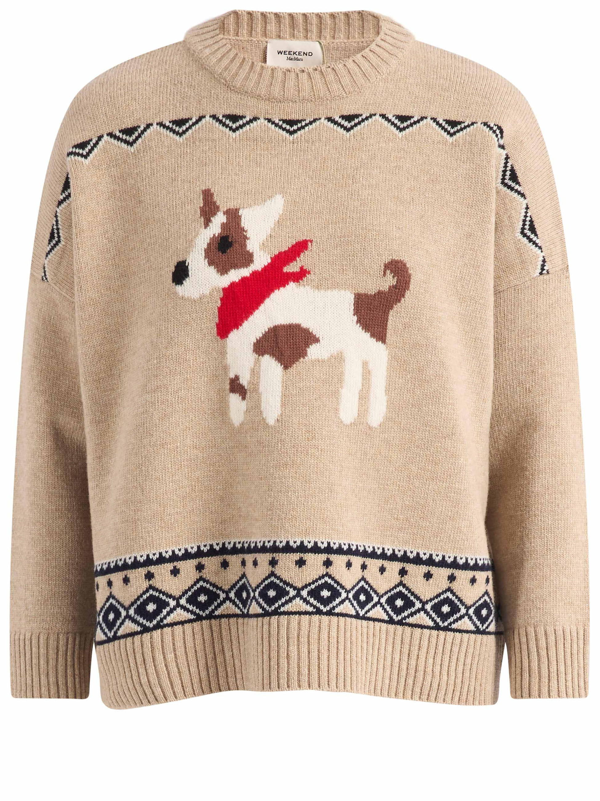 Weekend Max Mara WKDPavidi Sweater in Sand-Colored Wool | H-Brands