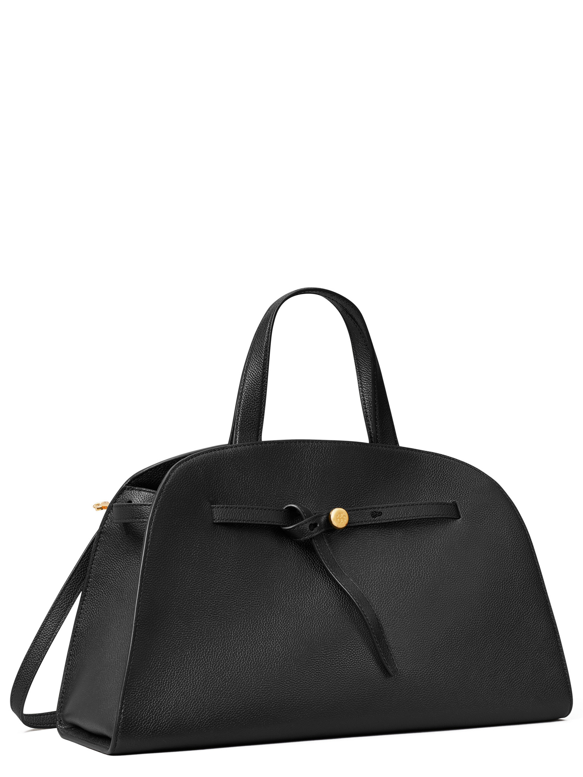 バッグ ohotoro romebag black Tory Burch Black Leather Tote Bag | H-Brands
