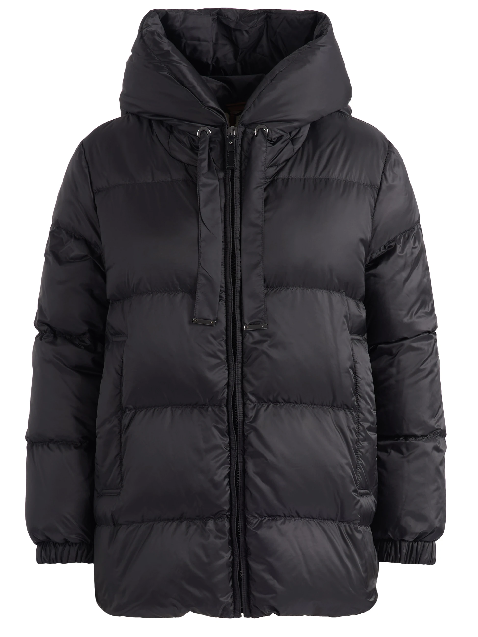 Piumino Max Mara The Cube Seia in tela antigoccia nero