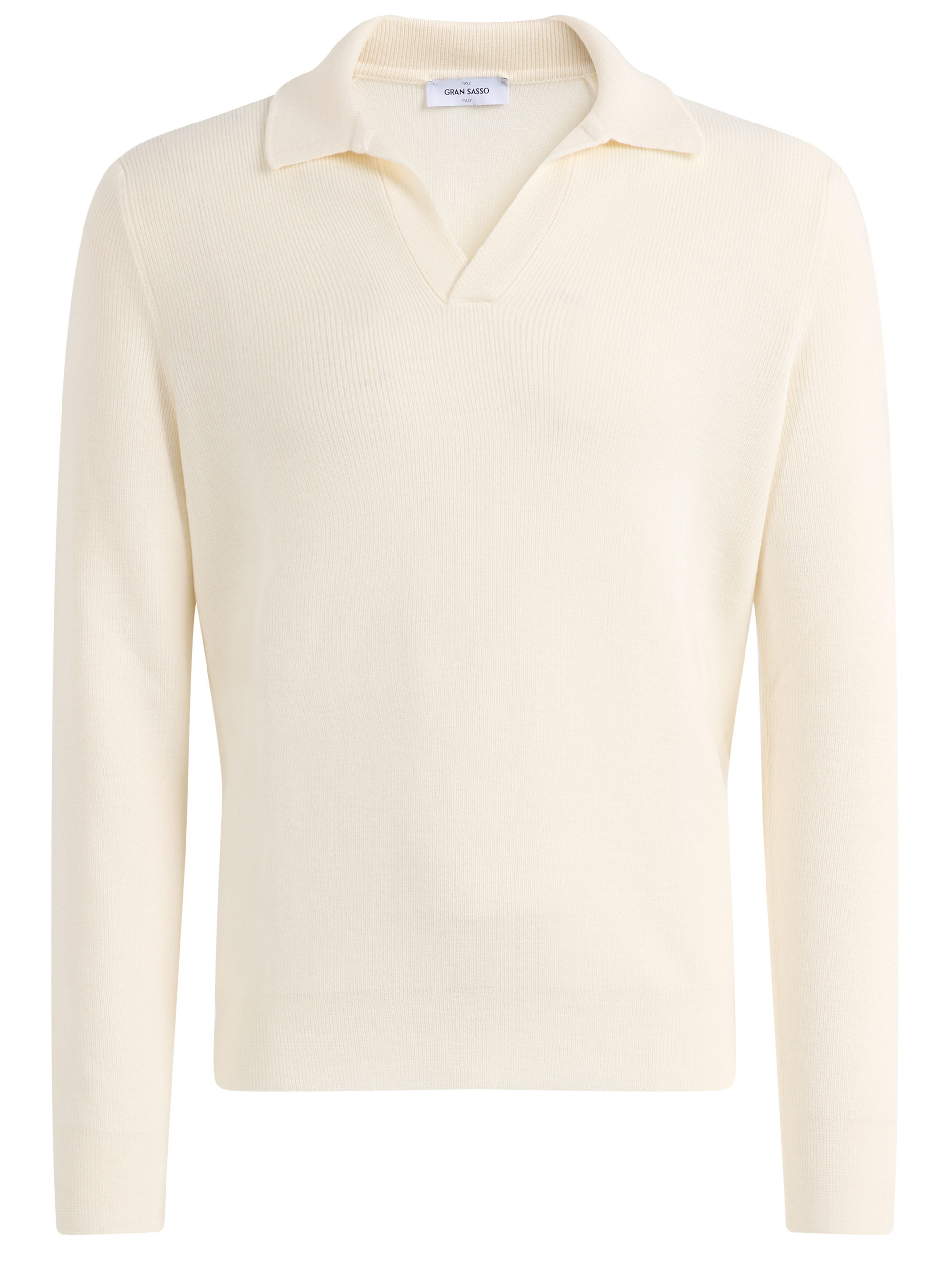 Maglia Gran Sasso in lana extrafine bianco panna
